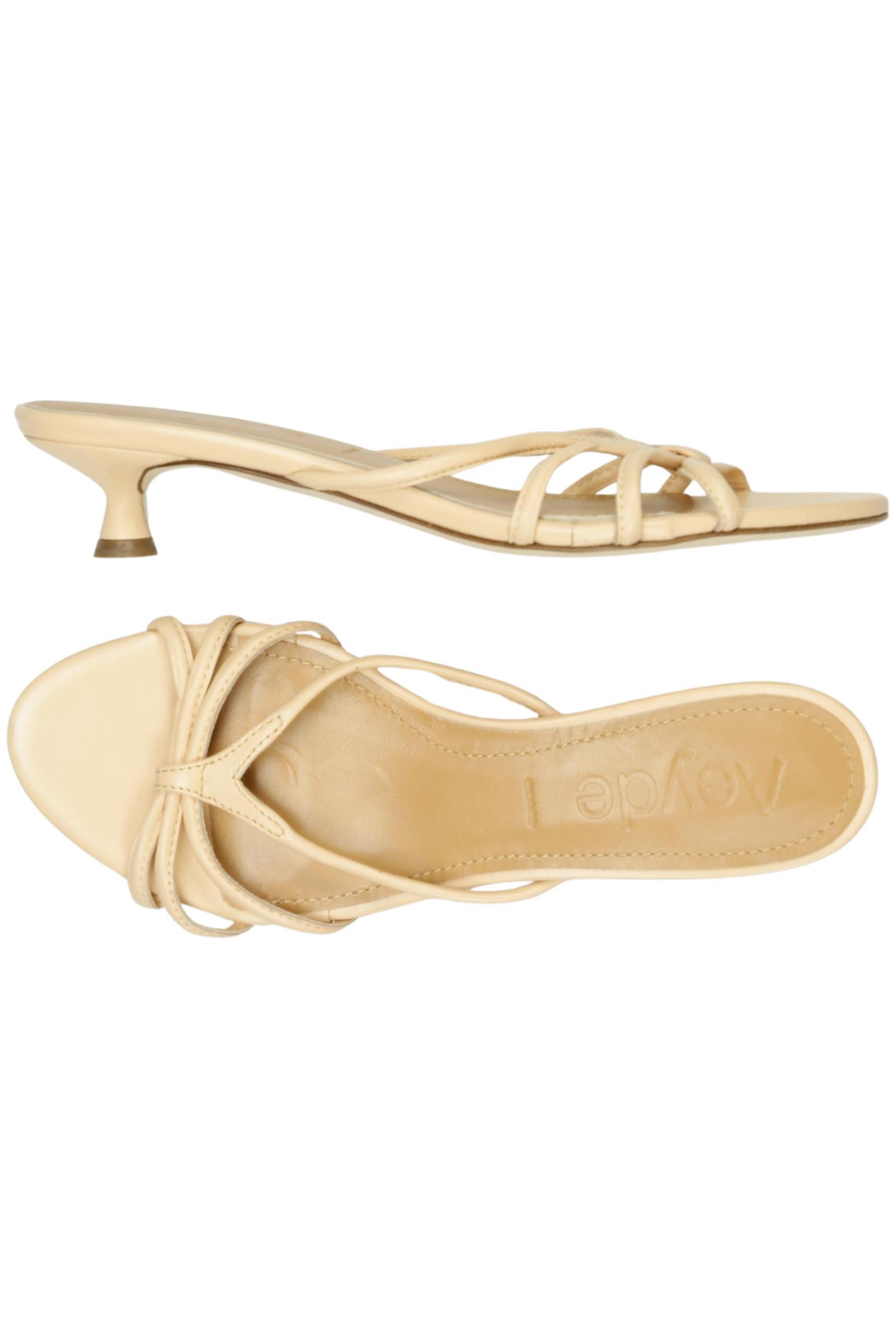 

aeyde Damen Sandale, beige, Gr. 37
