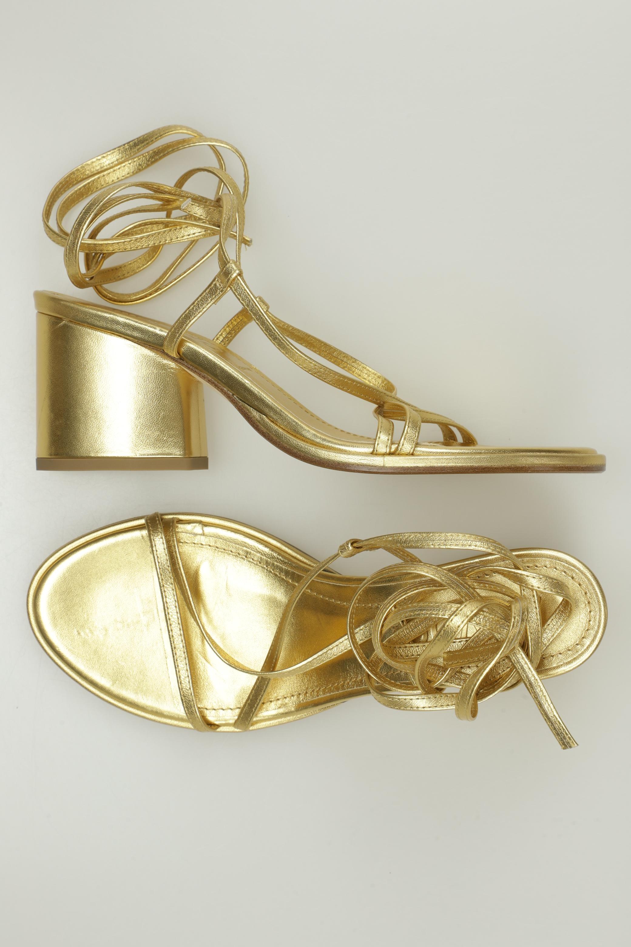 

aeyde Damen Sandale, gold, Gr. 37