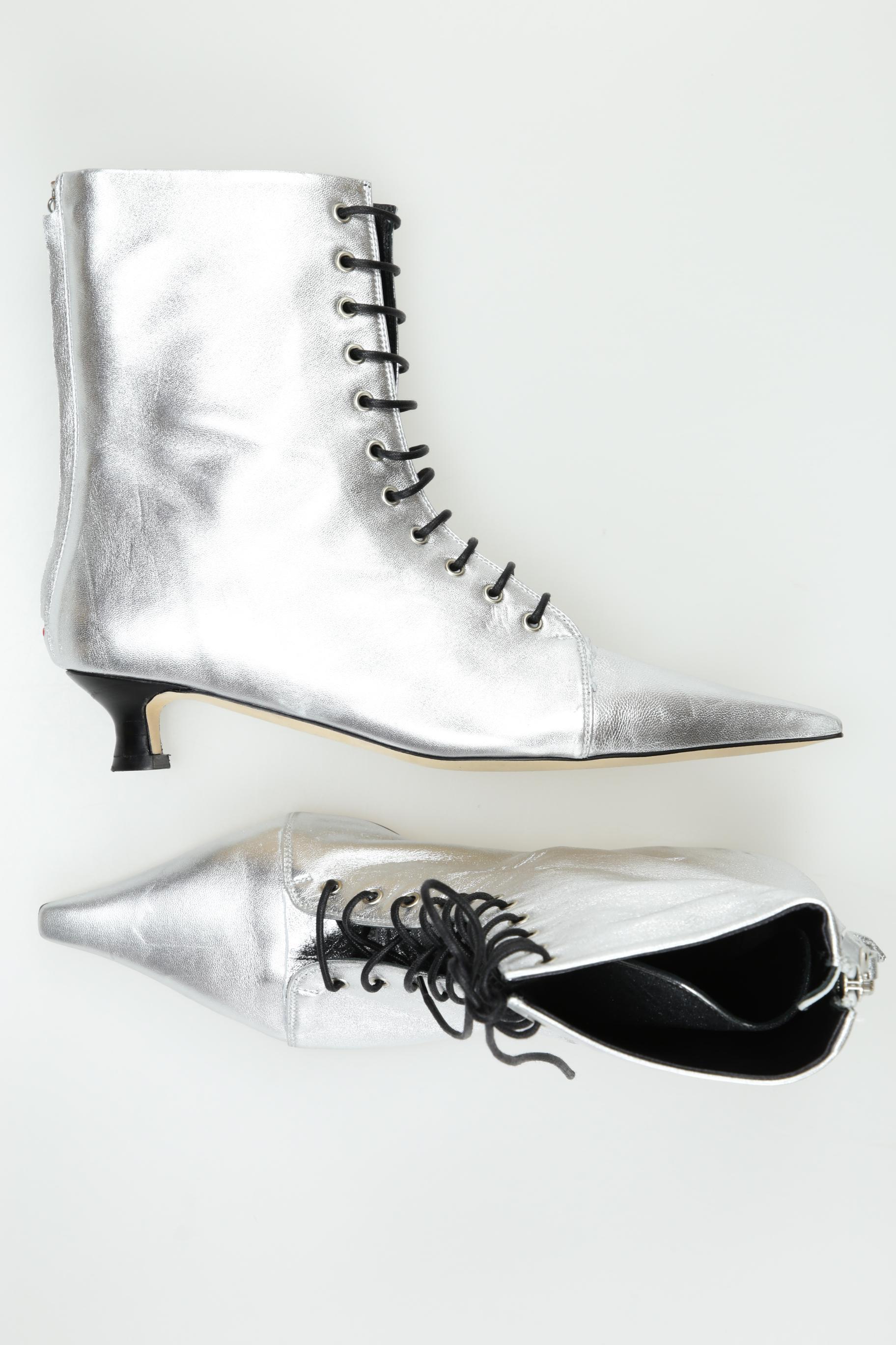 

aeyde Damen Stiefelette, silber, Gr. 37