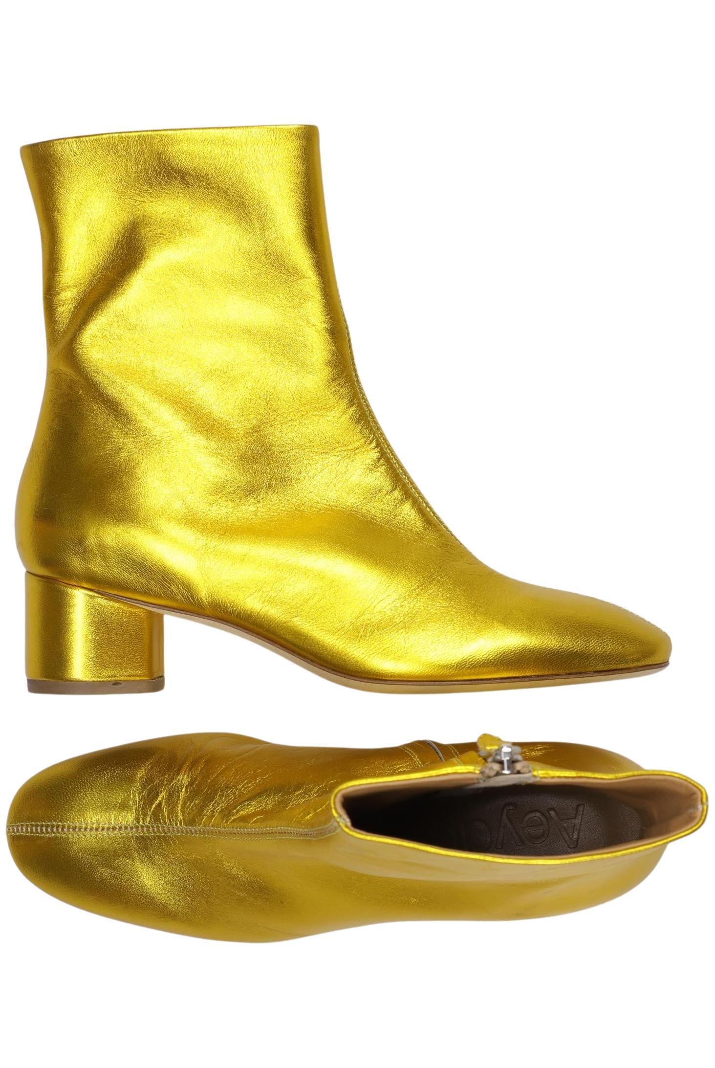 

aeyde Damen Stiefelette, gold, Gr. 37