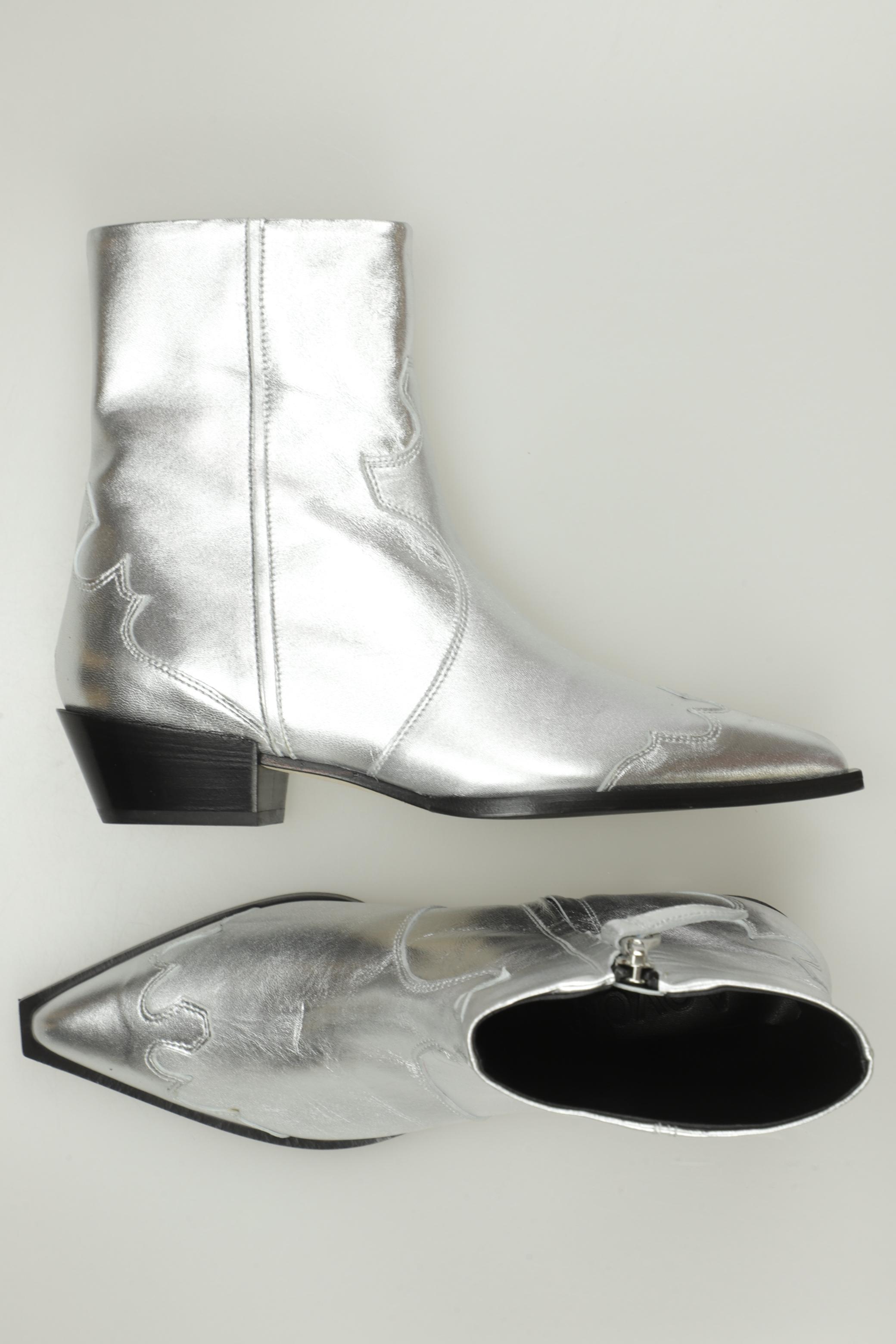 

aeyde Damen Stiefelette, silber, Gr. 37