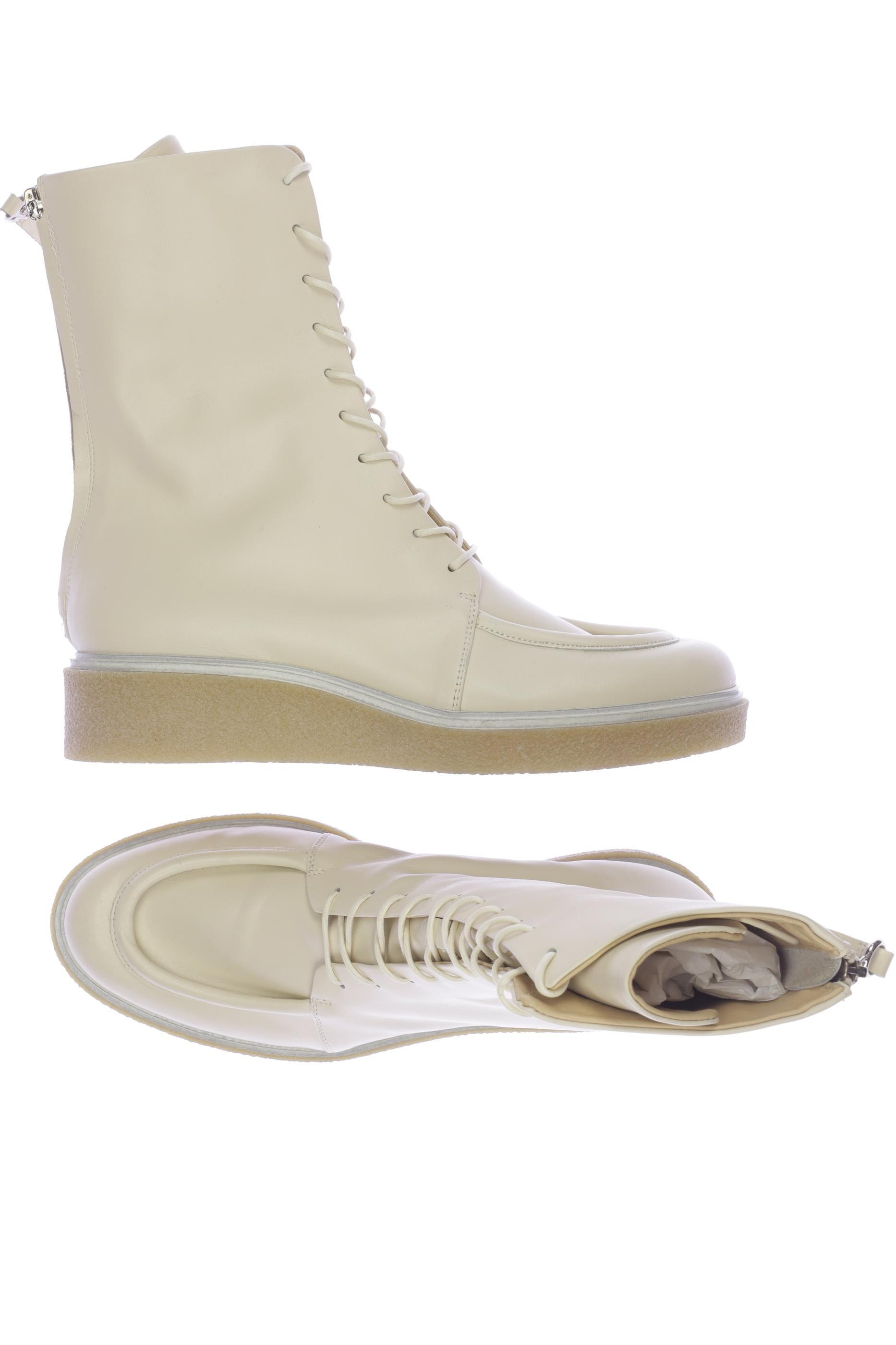

aeyde Damen Stiefelette, cremeweiß, Gr. 40