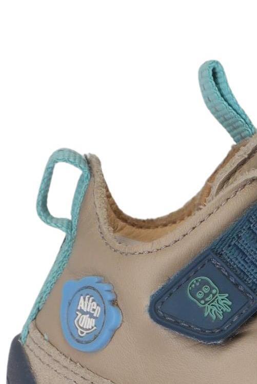 Thumbnail - Affenzahn Jungen Kinderschuhe, beige, Gr. 23