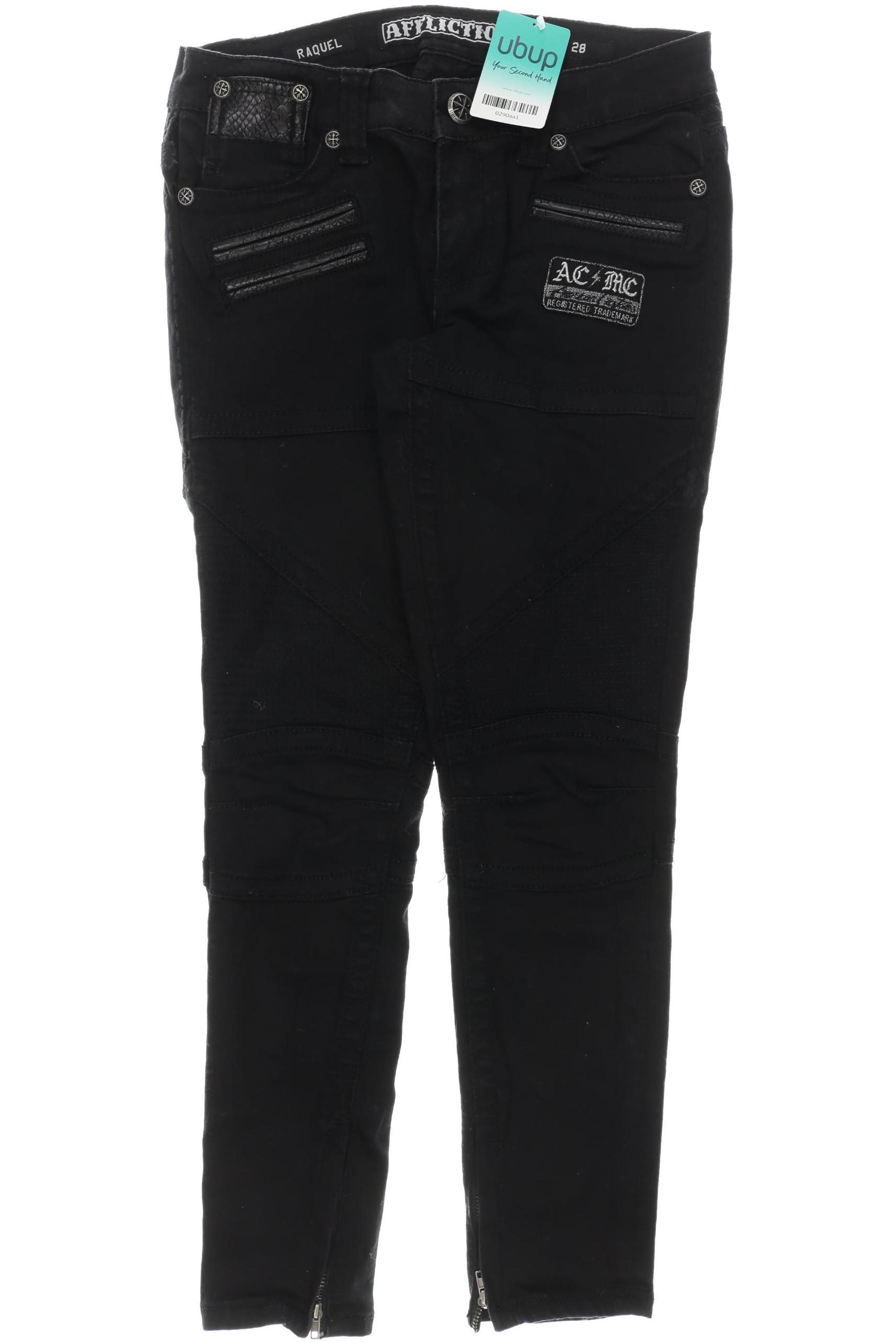 

Affliction Damen Jeans, schwarz, Gr. 28