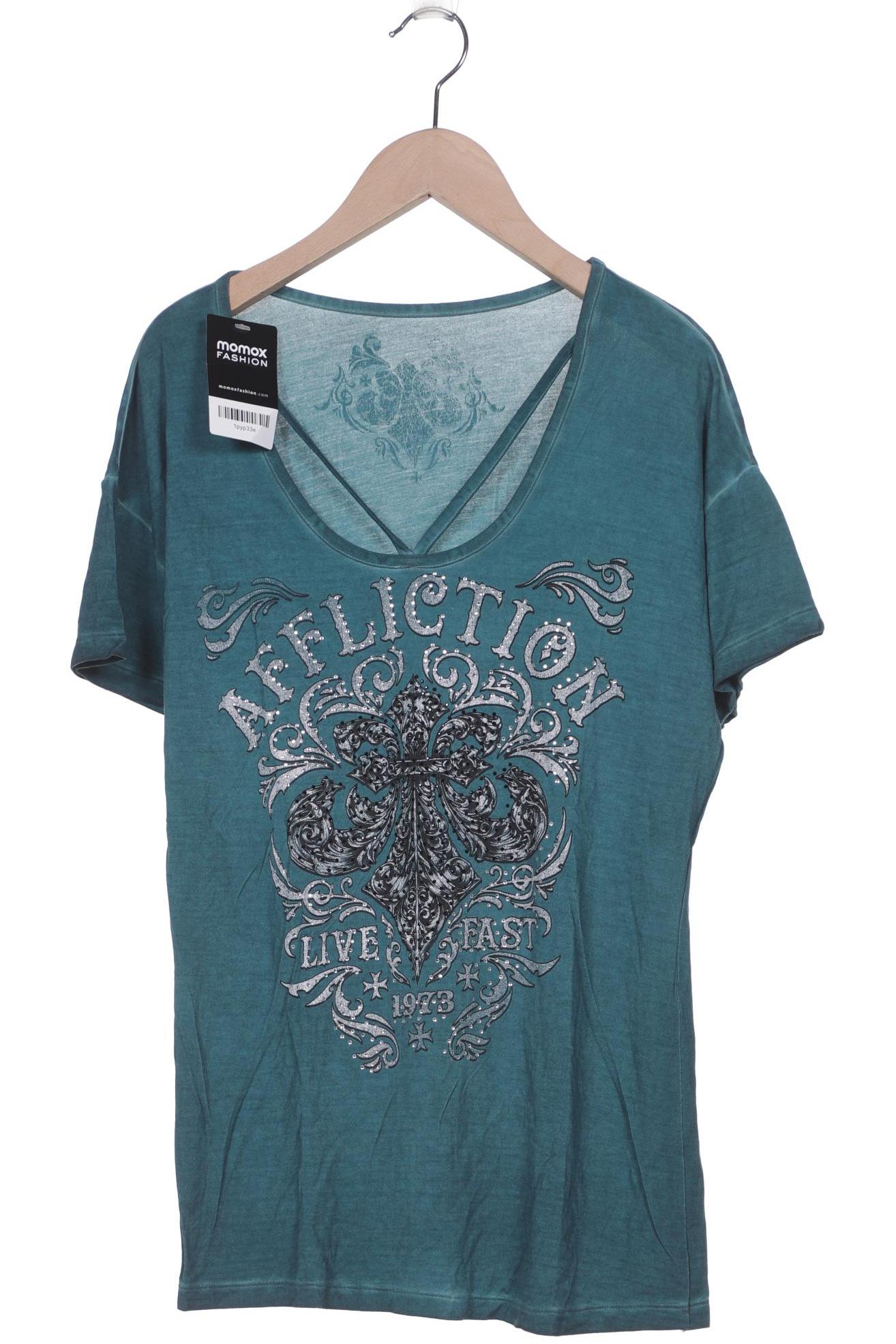 

Affliction Damen T-Shirt, türkis, Gr. 38