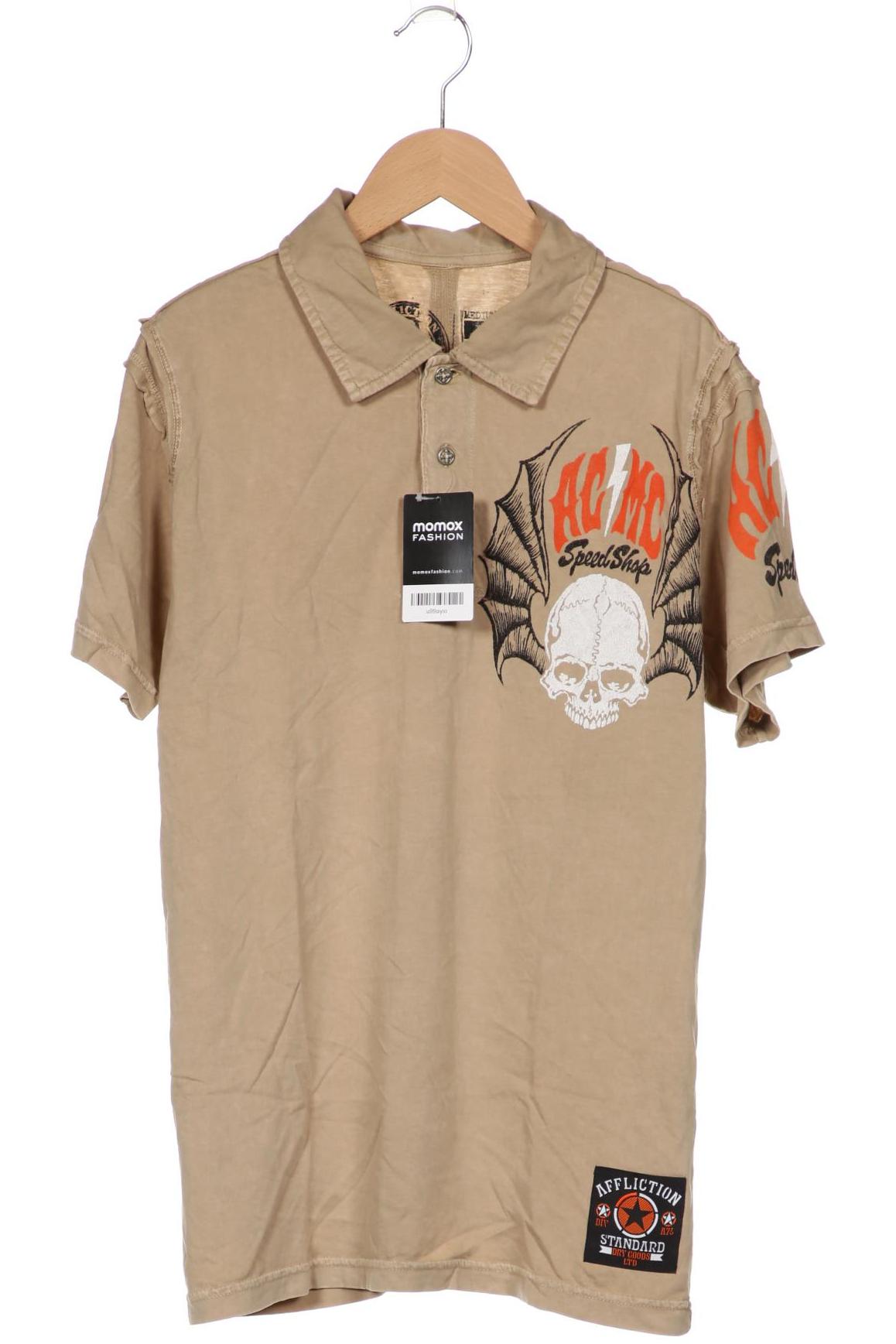 

Affliction Herren Poloshirt, beige