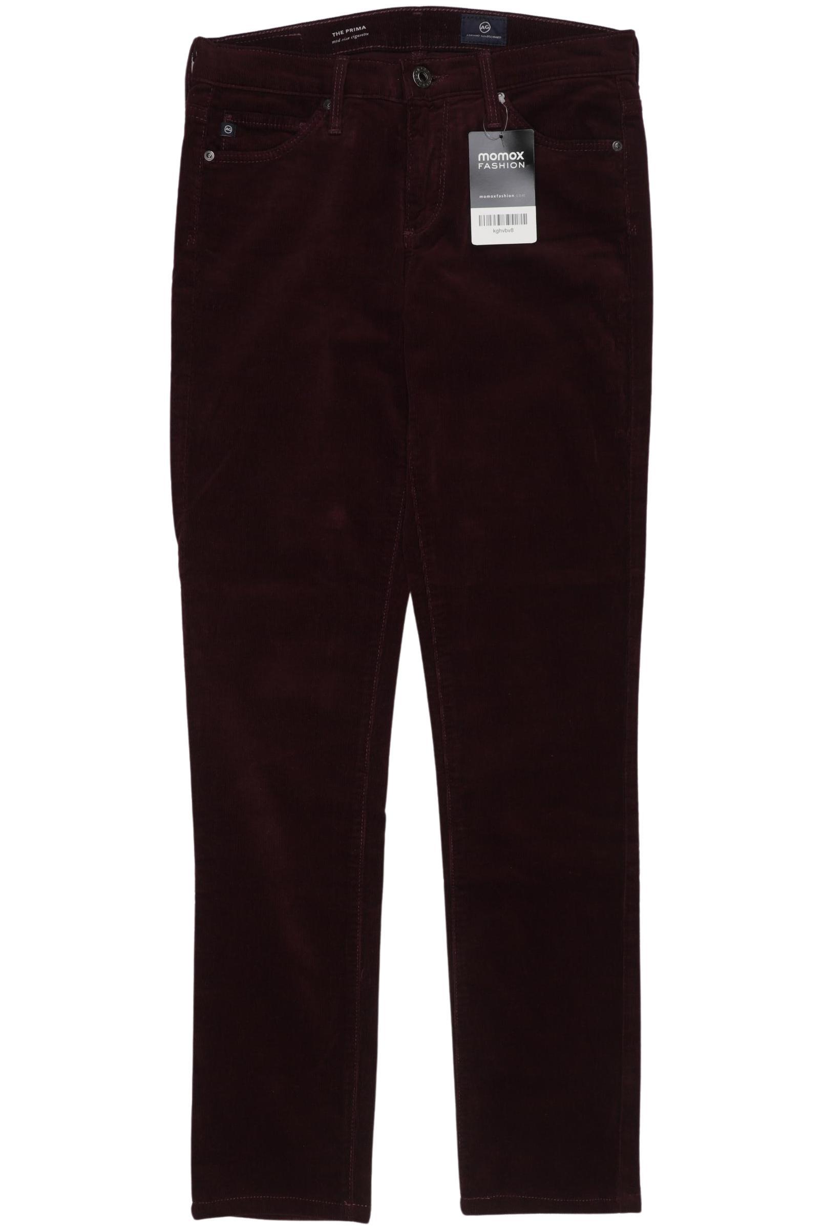 

AG Adriano Goldschmied Damen Stoffhose, bordeaux, Gr. 25