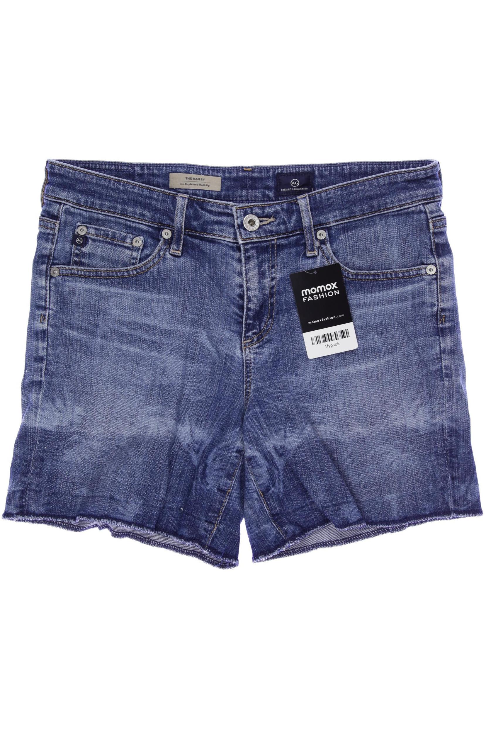 

AG Adriano Goldschmied Damen Shorts, blau, Gr. 38