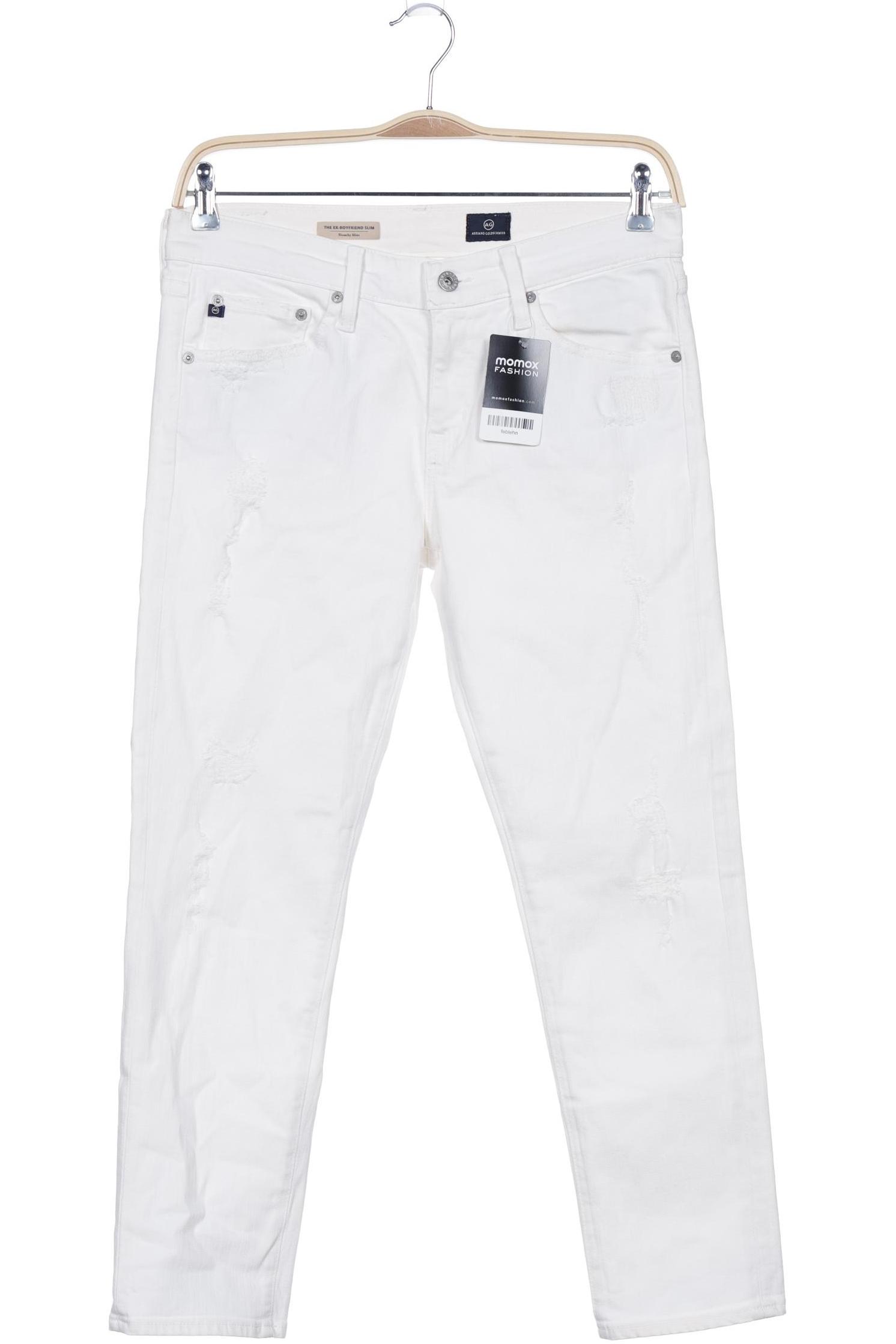 

AG Adriano Goldschmied Damen Jeans, cremeweiß, Gr. 28