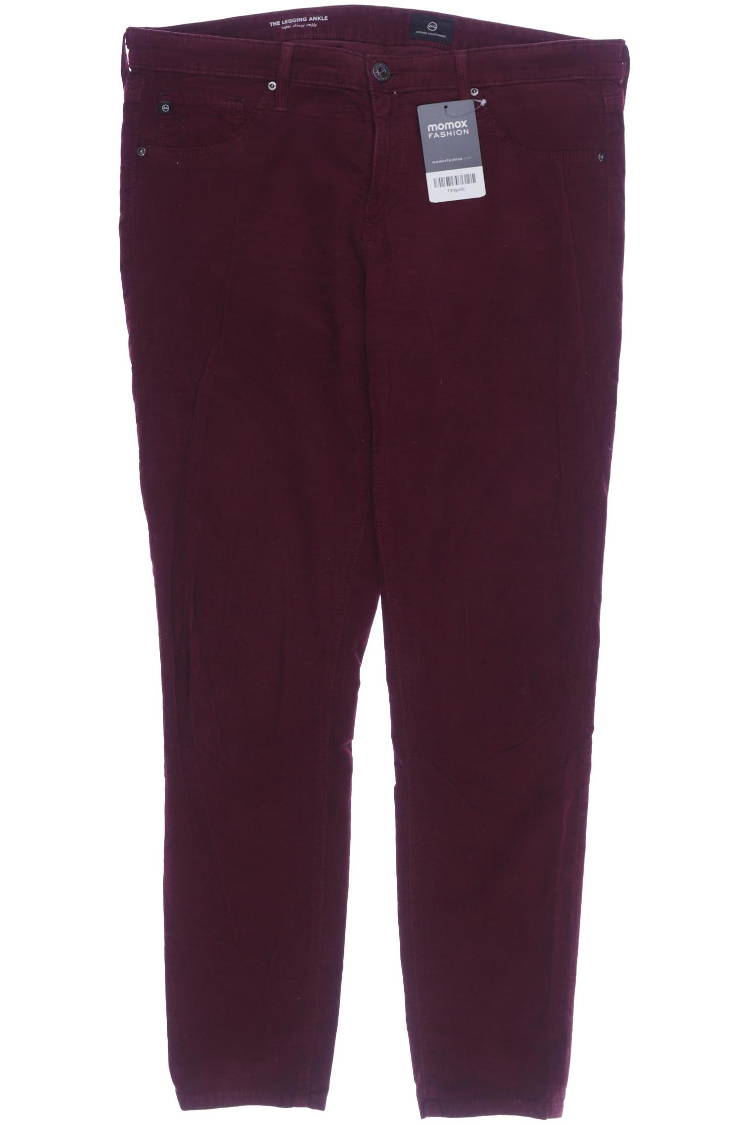 

AG Adriano Goldschmied Damen Stoffhose, bordeaux, Gr. 31