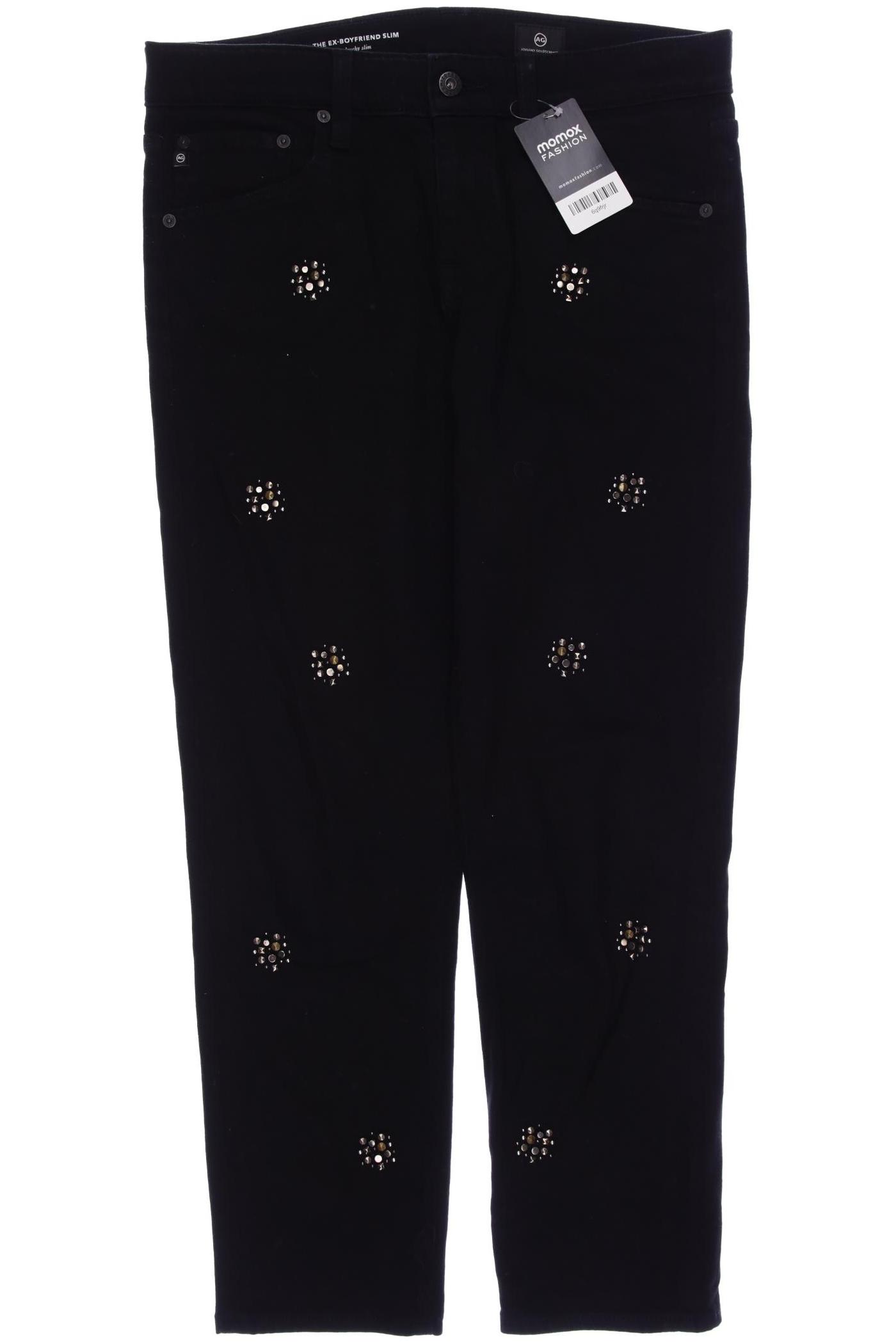 

AG Adriano Goldschmied Damen Jeans, schwarz