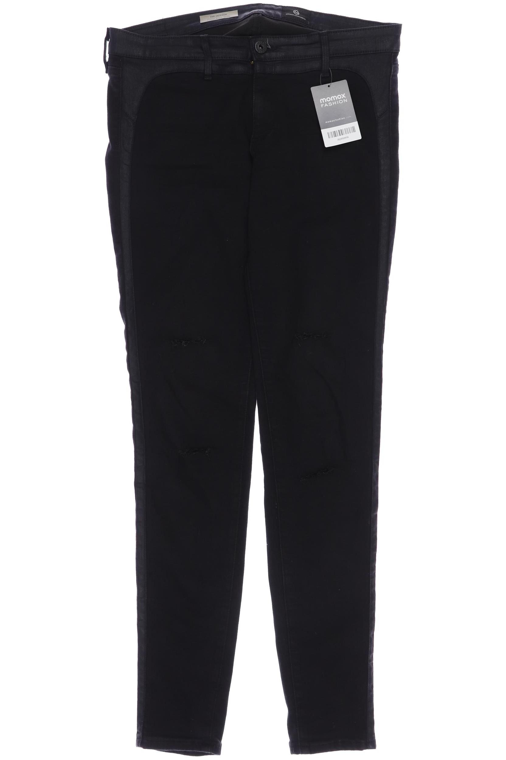 

AG Adriano Goldschmied Damen Stoffhose, schwarz