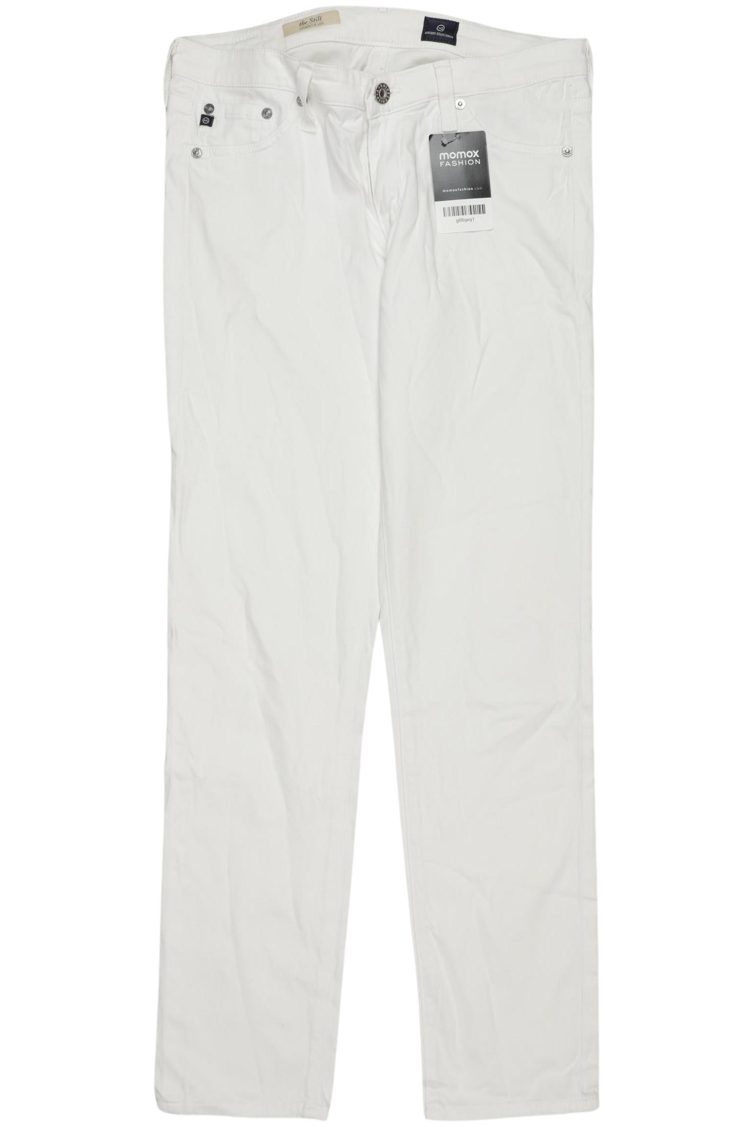 

AG Adriano Goldschmied Damen Stoffhose, weiß, Gr. 27