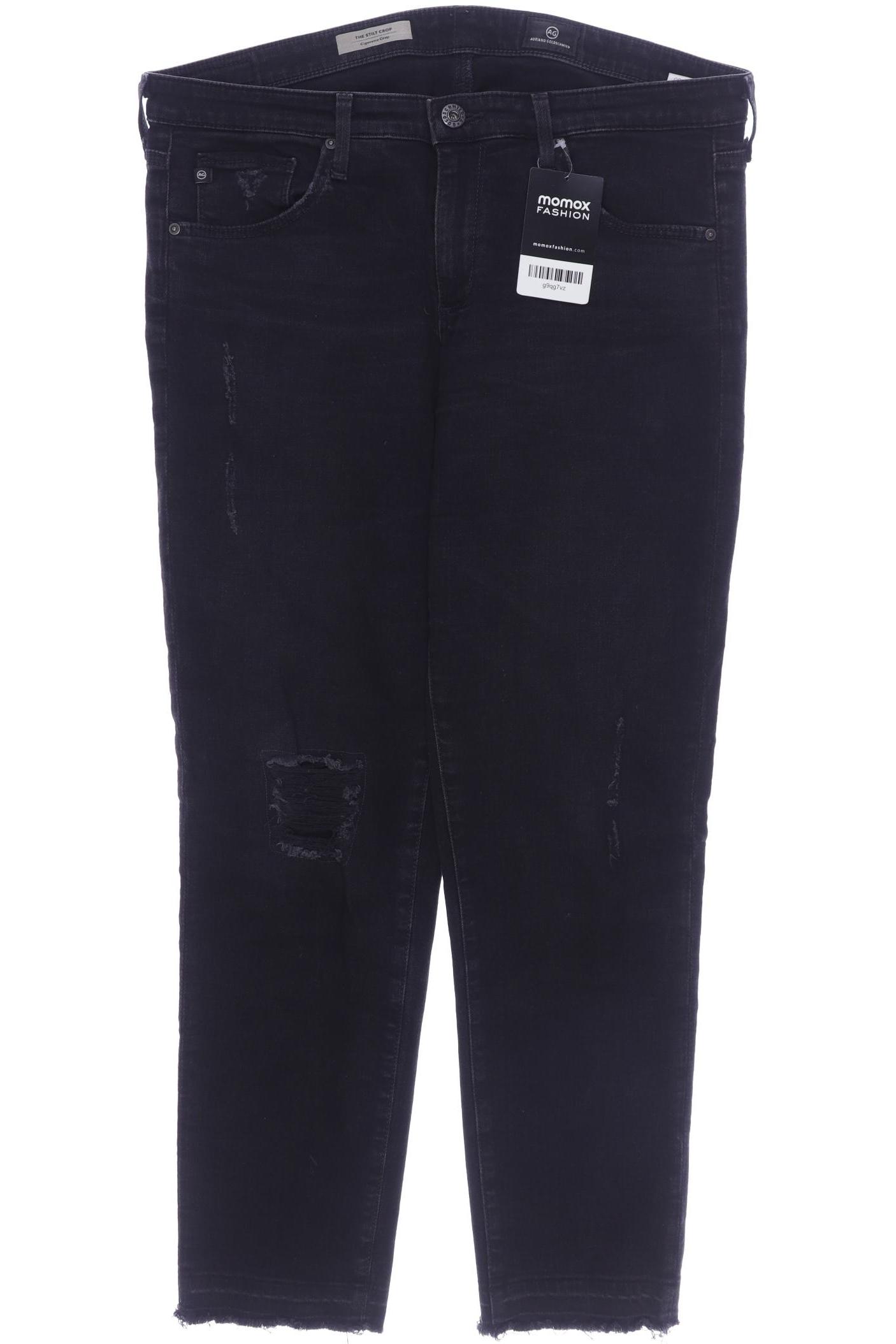 

AG Adriano Goldschmied Damen Jeans, schwarz