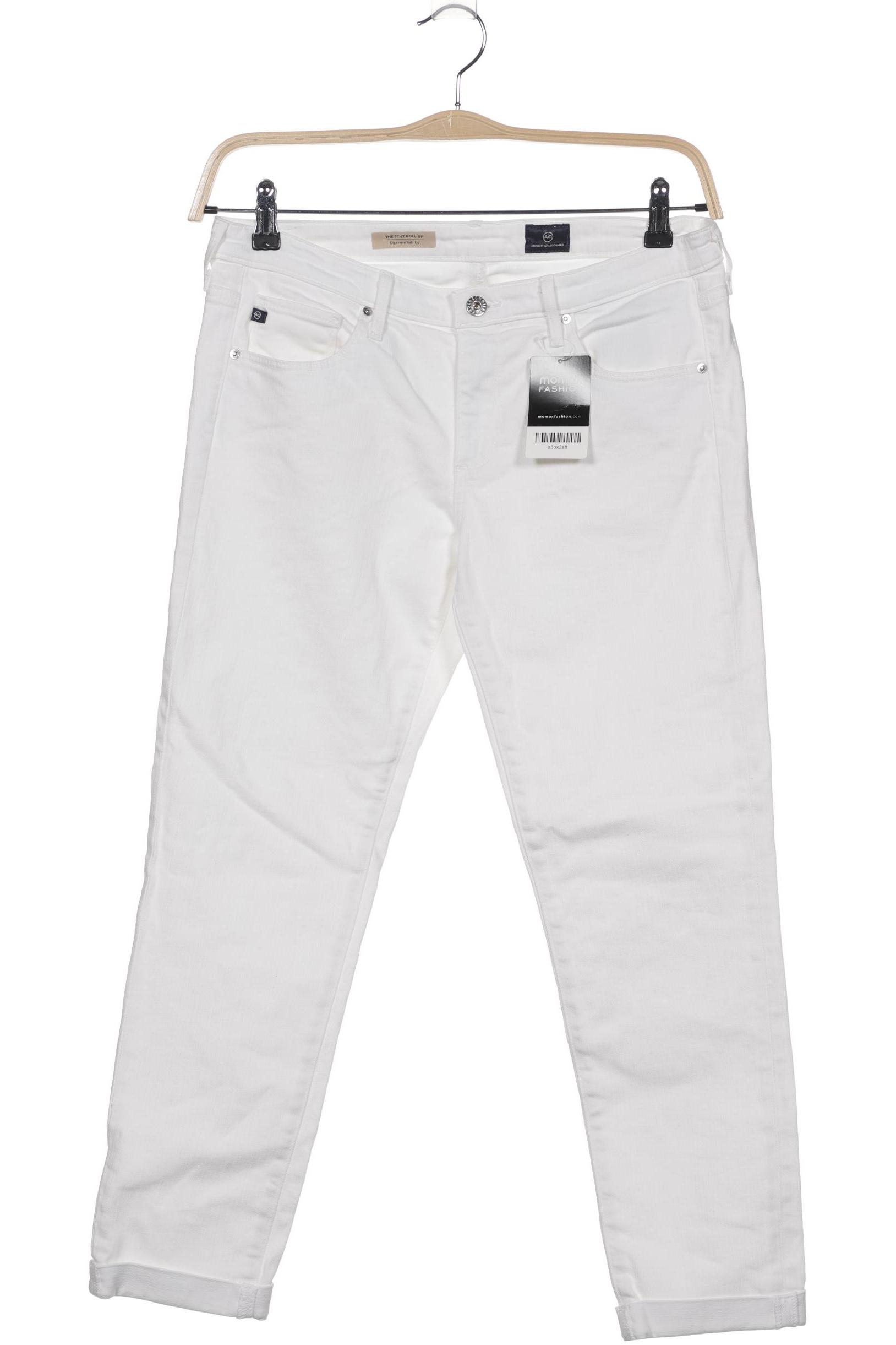 

AG Adriano Goldschmied Damen Jeans, weiß, Gr. 30