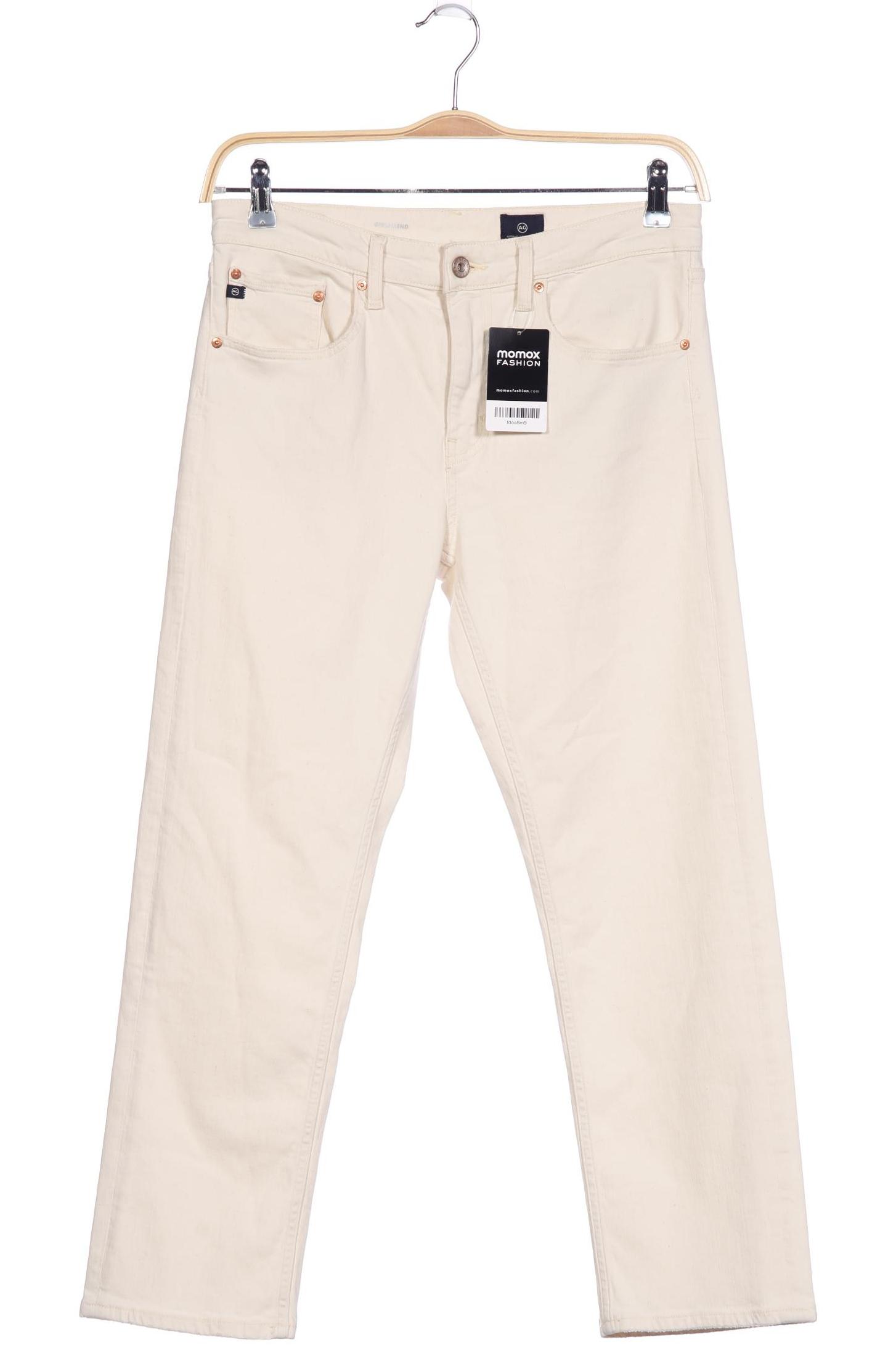 

AG Adriano Goldschmied Damen Jeans, cremeweiß, Gr. 30