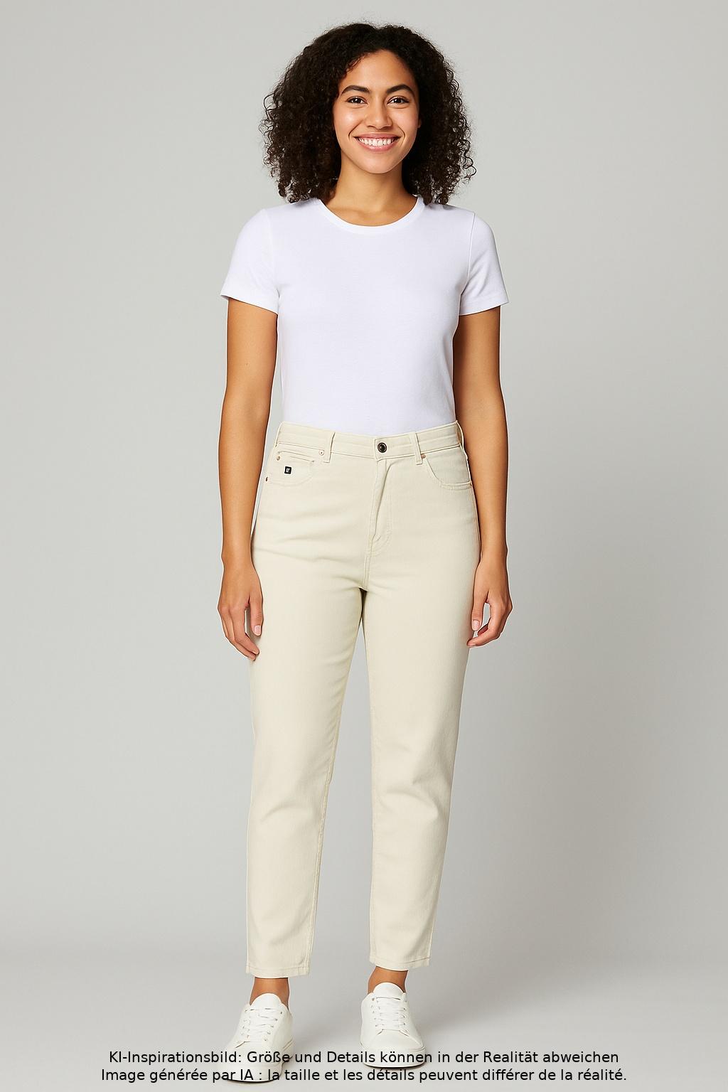 

AG Adriano Goldschmied Damen Jeans, cremeweiß, Gr. 28