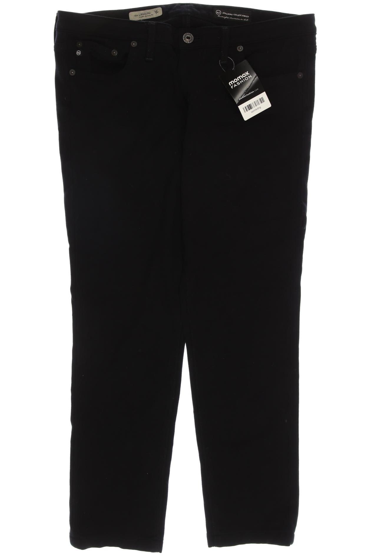 

AG Adriano Goldschmied Damen Stoffhose, schwarz