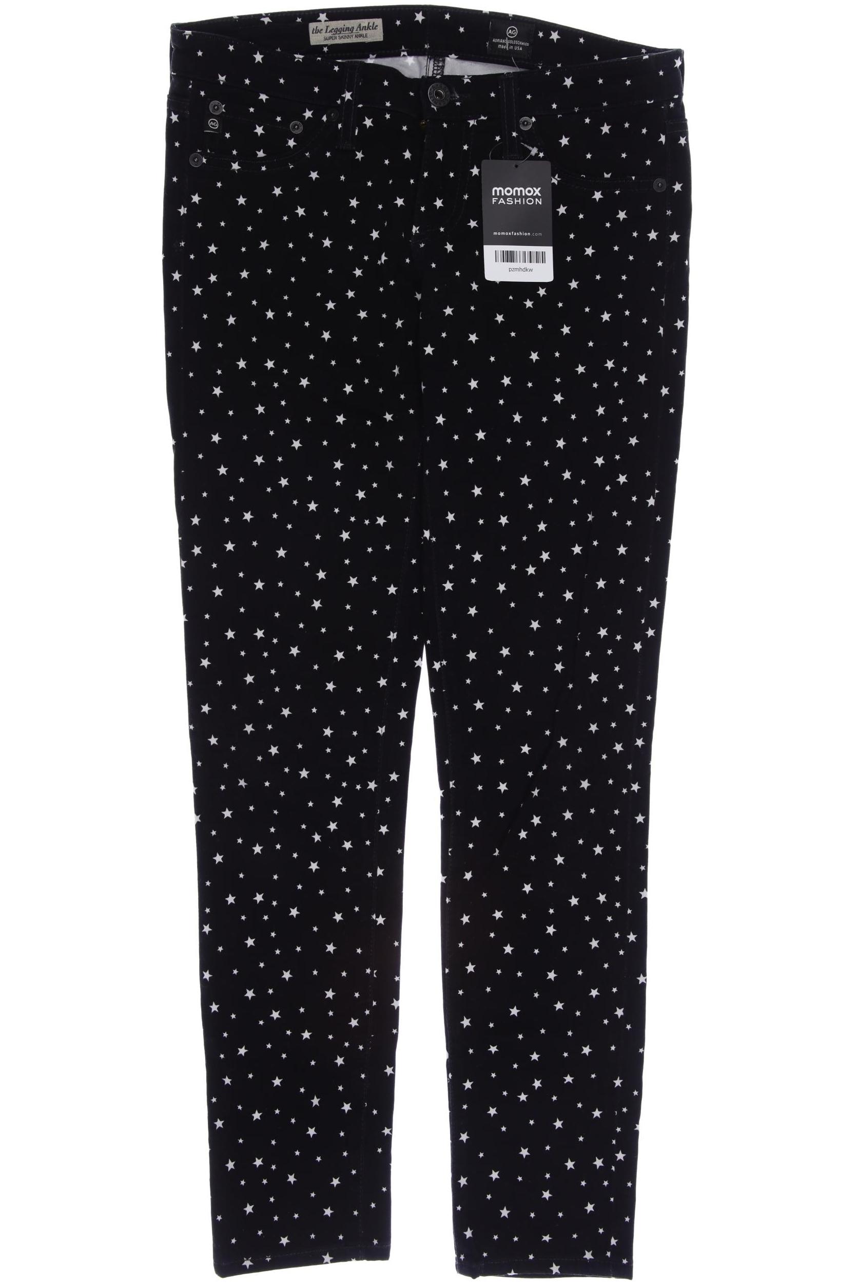 

AG Adriano Goldschmied Damen Stoffhose, schwarz