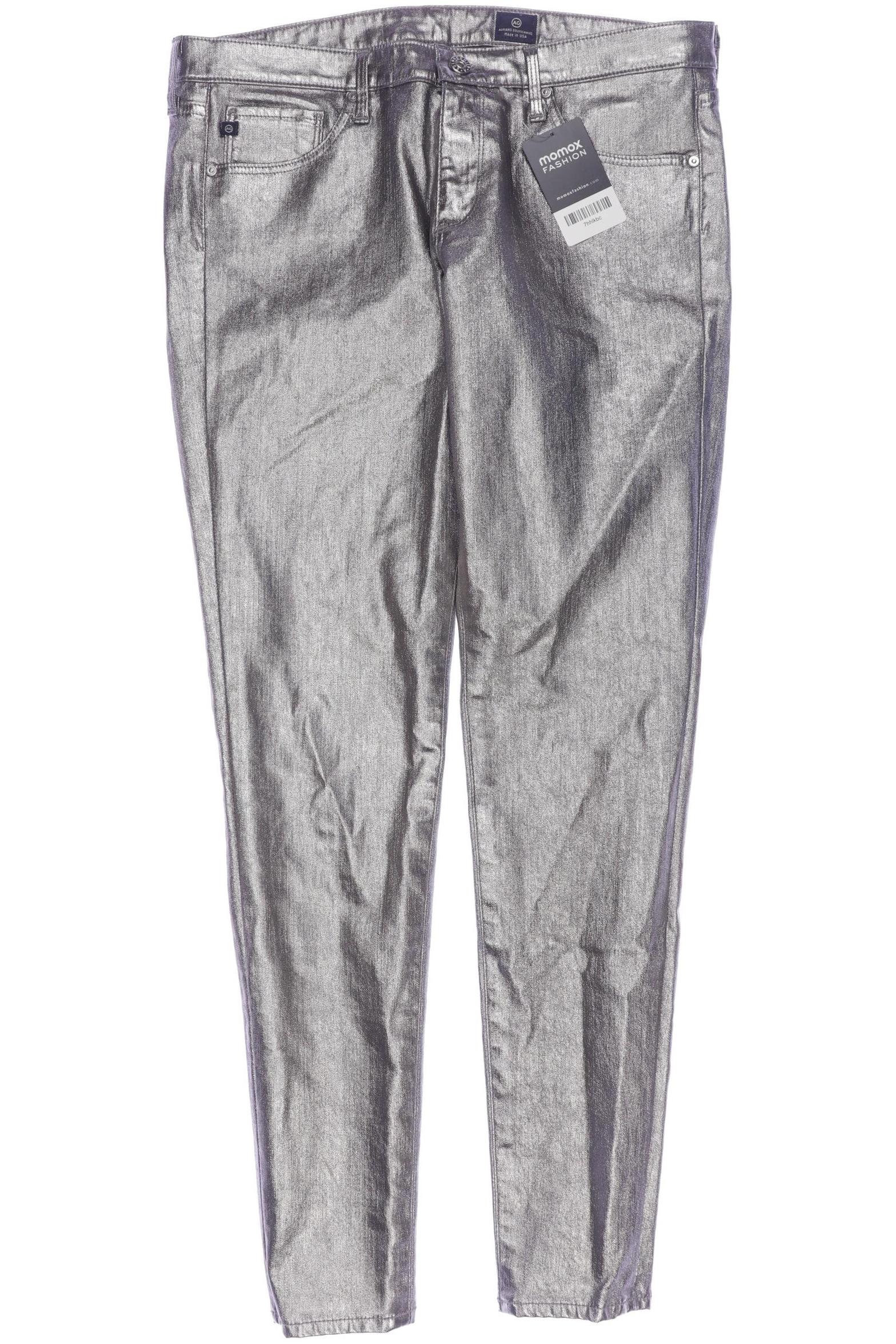 

AG Adriano Goldschmied Damen Jeans, silber, Gr. 30