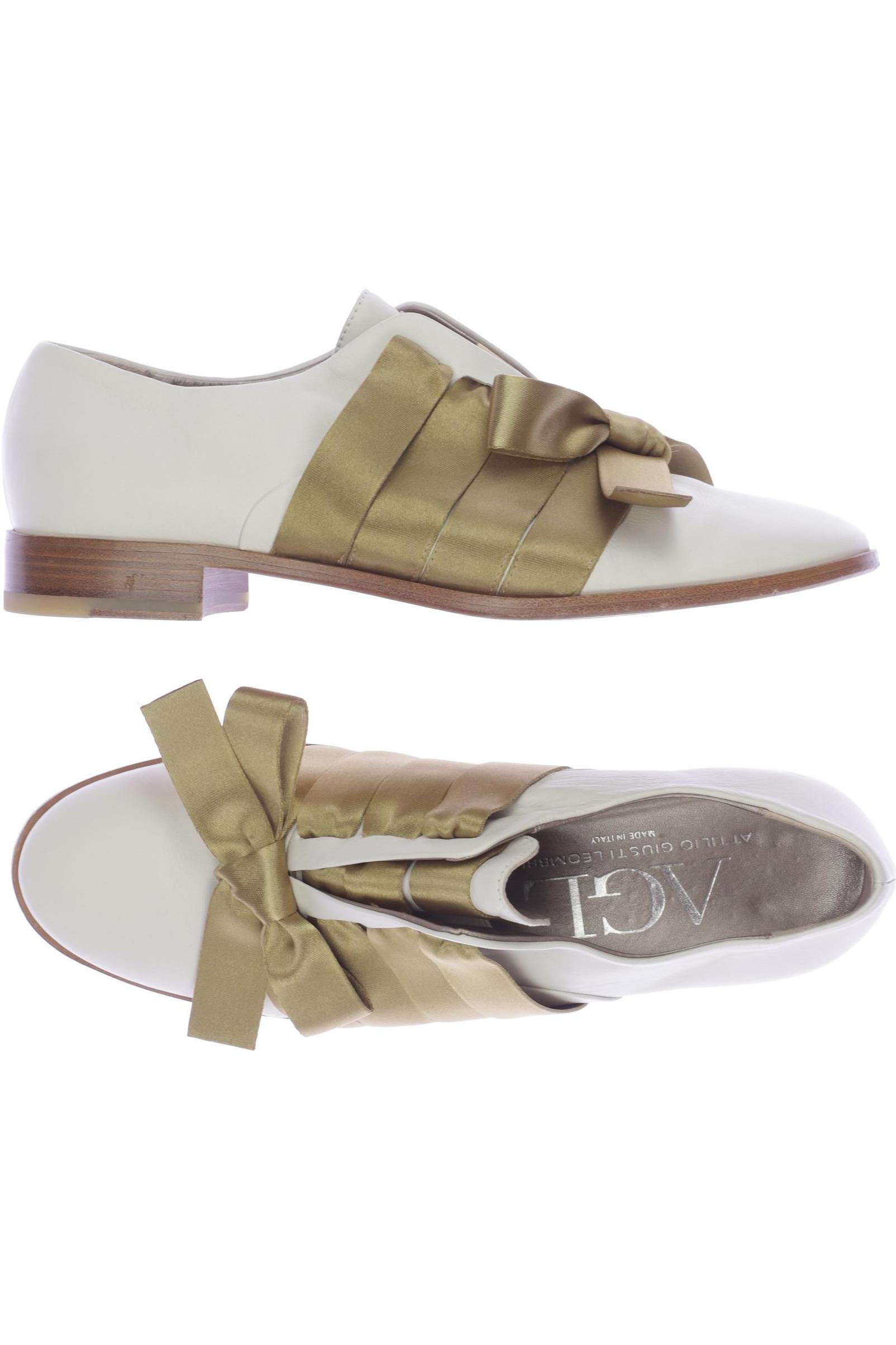 

AGL Attilio Giusti Leombruni Damen Halbschuh, cremeweiß, Gr. 39