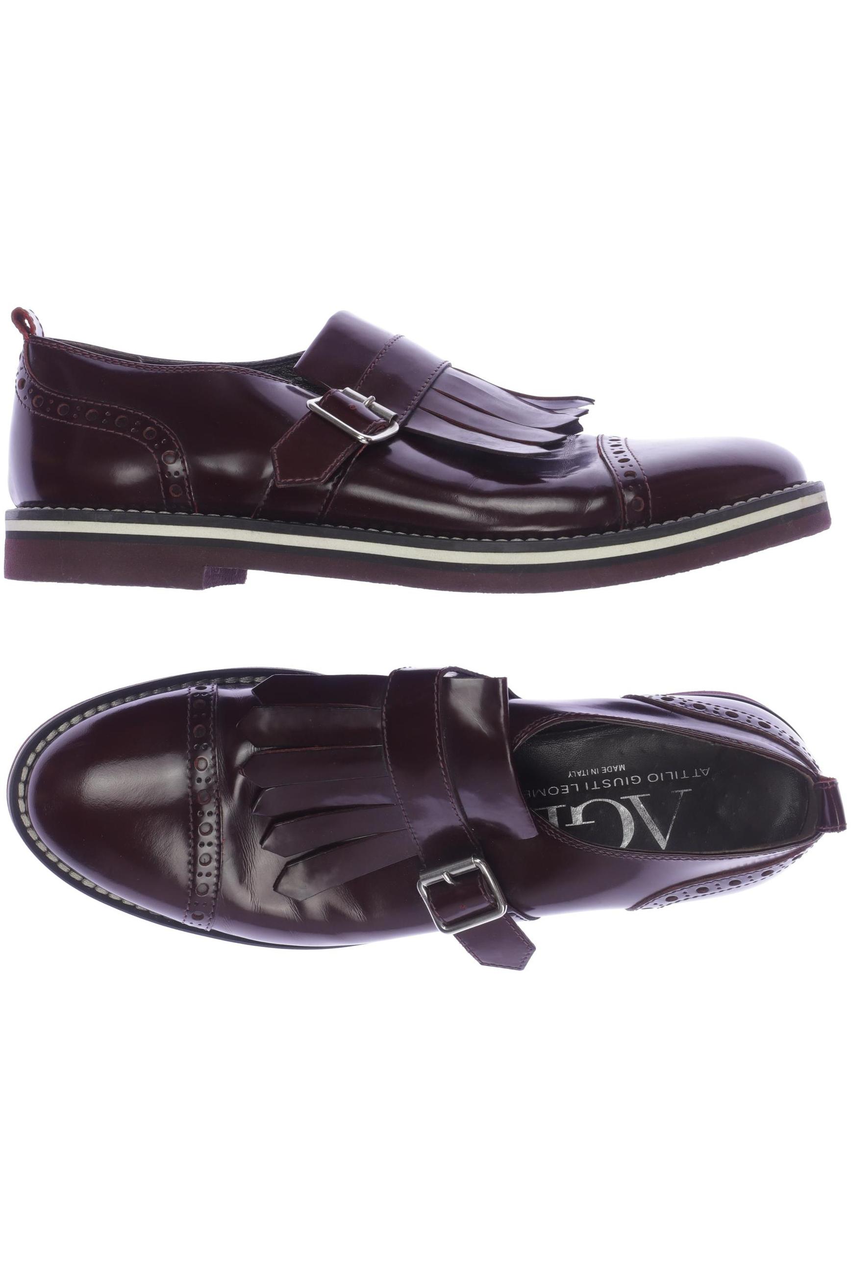

AGL Attilio Giusti Leombruni Damen Halbschuh, bordeaux, Gr. 41