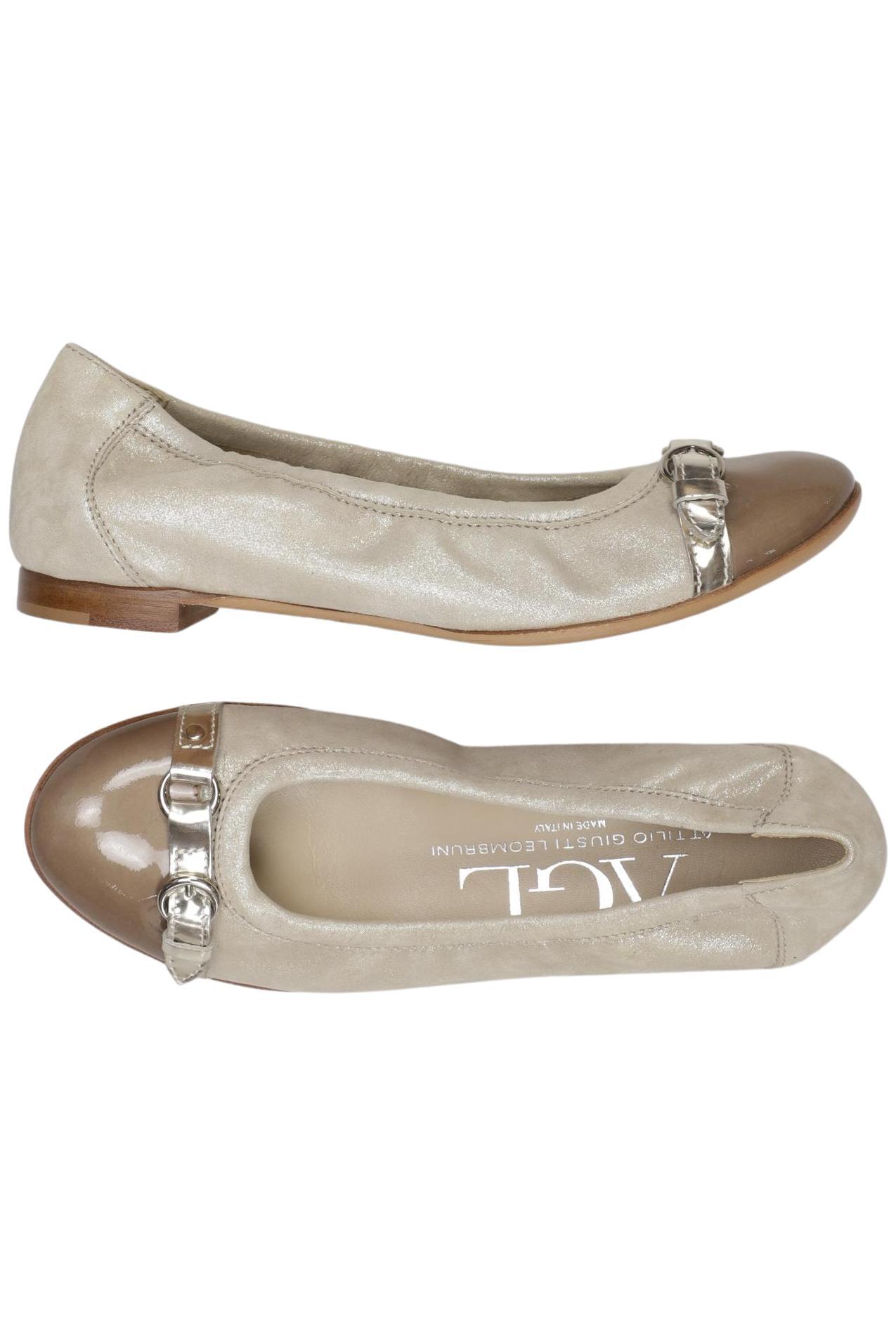 

AGL Attilio Giusti Leombruni Damen Ballerinas, beige, Gr. 36