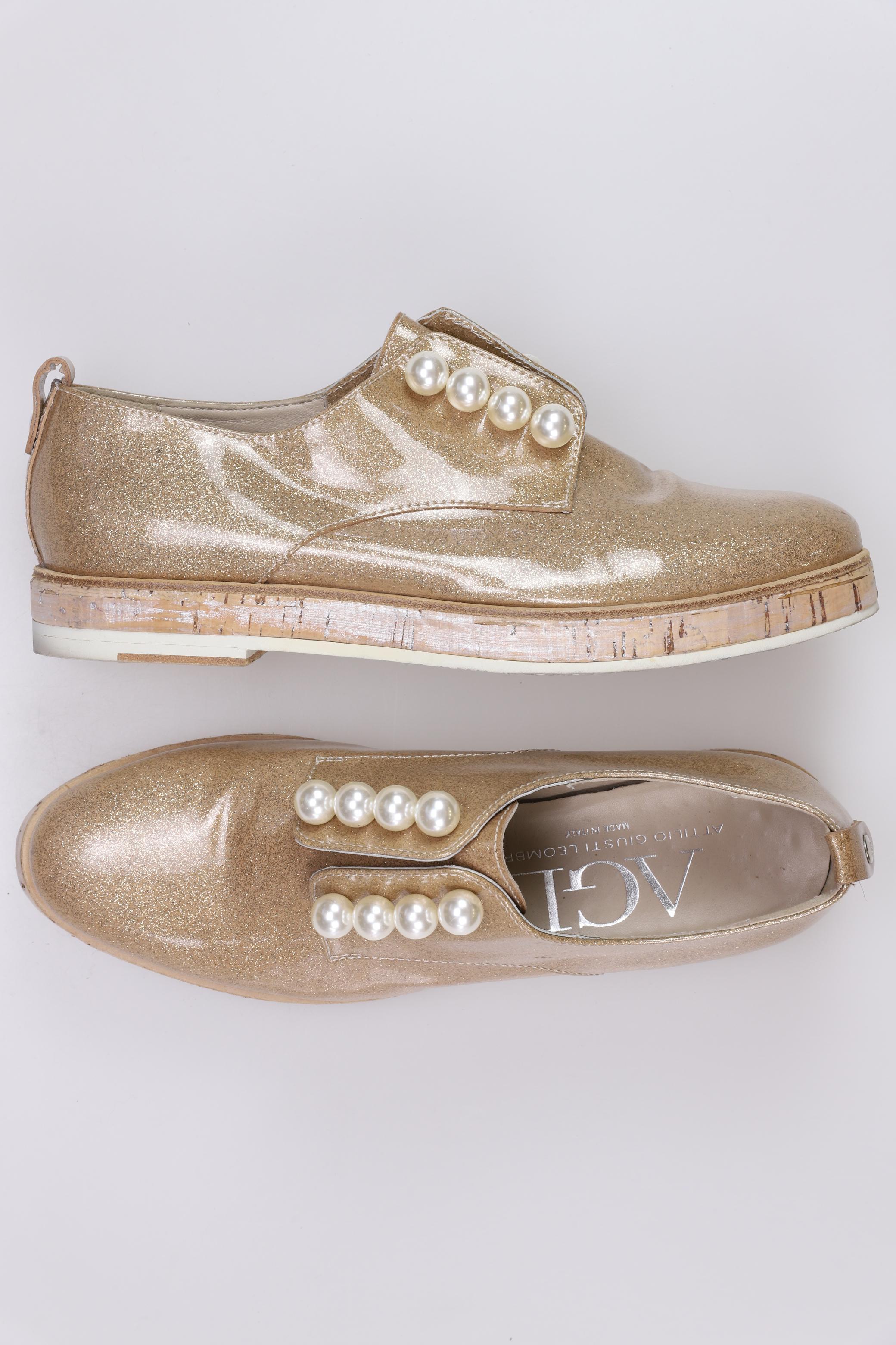 

AGL Attilio Giusti Leombruni Damen Halbschuh, gold