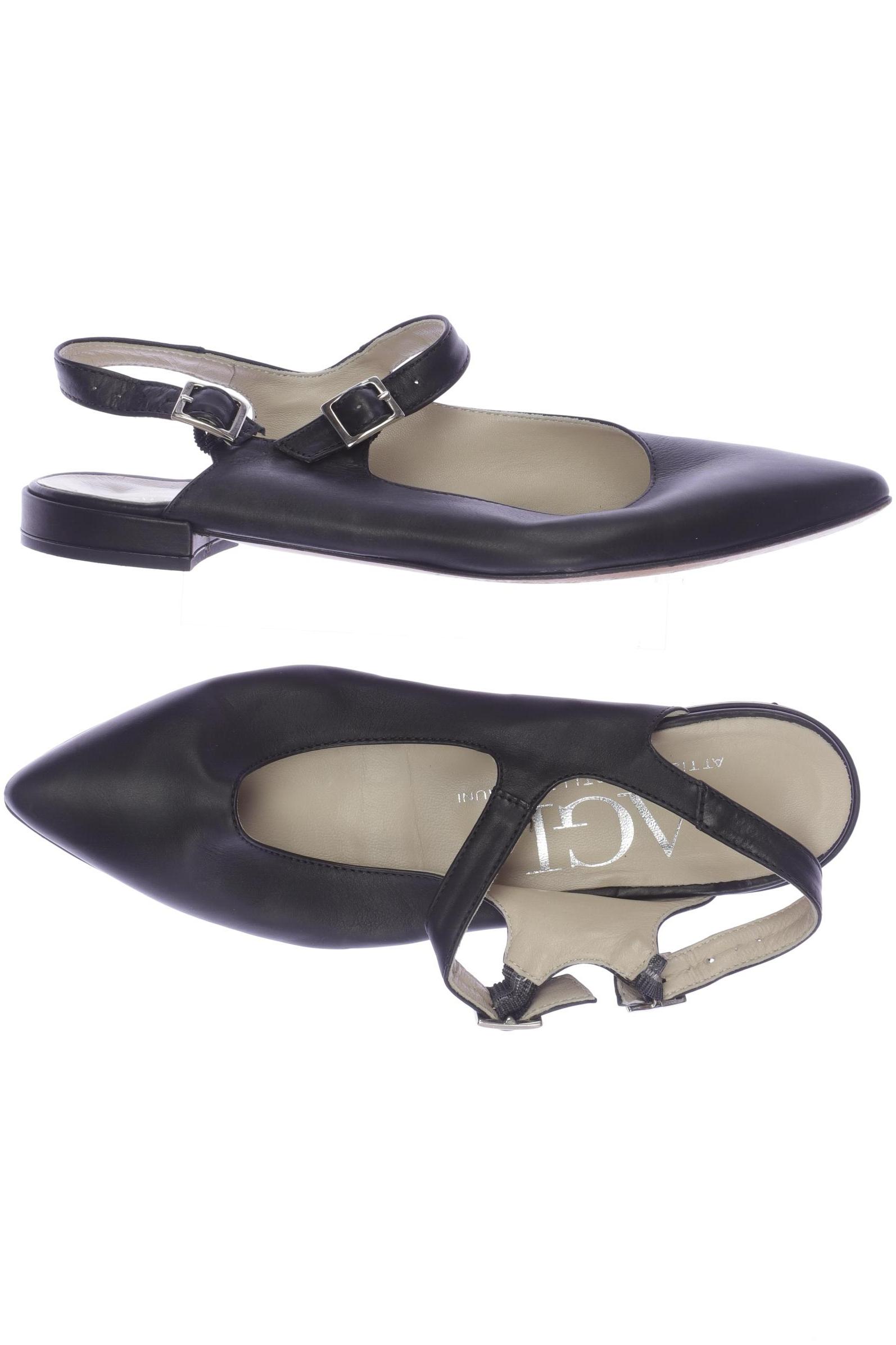 

AGL Attilio Giusti Leombruni Damen Sandale, schwarz, Gr. 36.5
