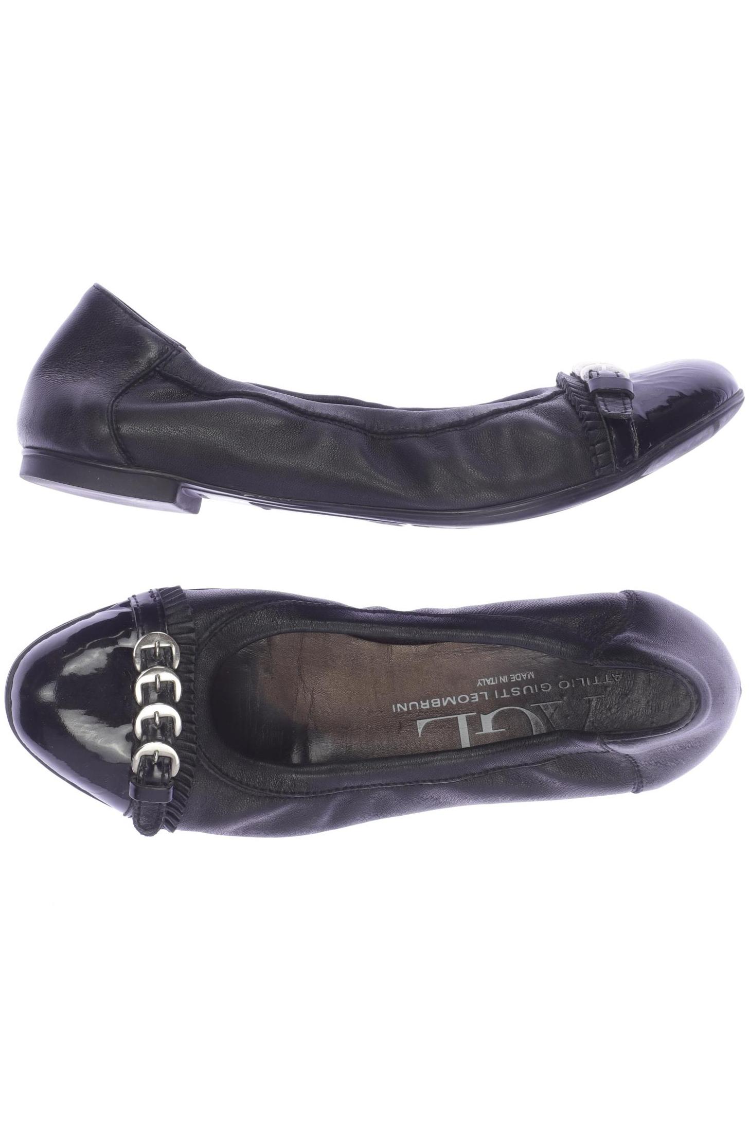 

AGL Attilio Giusti Leombruni Damen Ballerinas, schwarz, Gr. 38