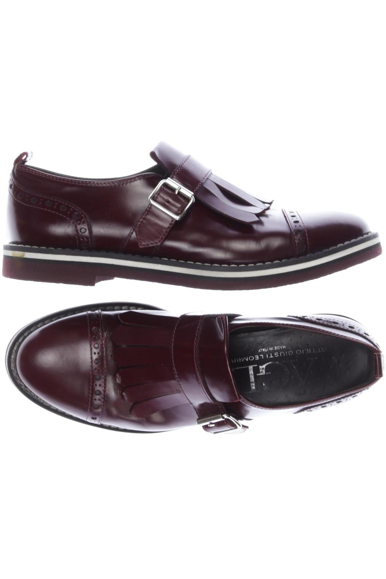 

AGL Attilio Giusti Leombruni Damen Halbschuh, bordeaux, Gr. 39.5