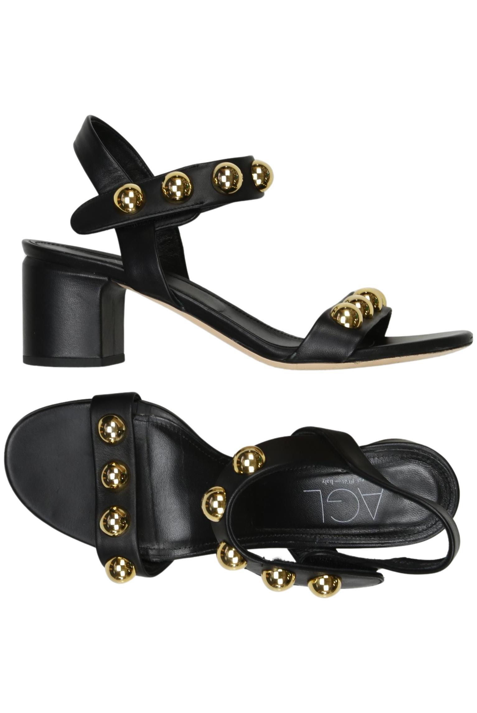 

AGL Attilio Giusti Leombruni Damen Sandale, schwarz, Gr. 39.5