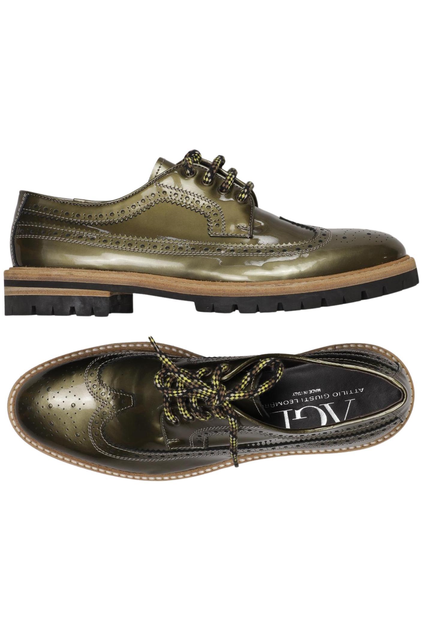 

AGL Attilio Giusti Leombruni Damen Halbschuh, grün, Gr. 40