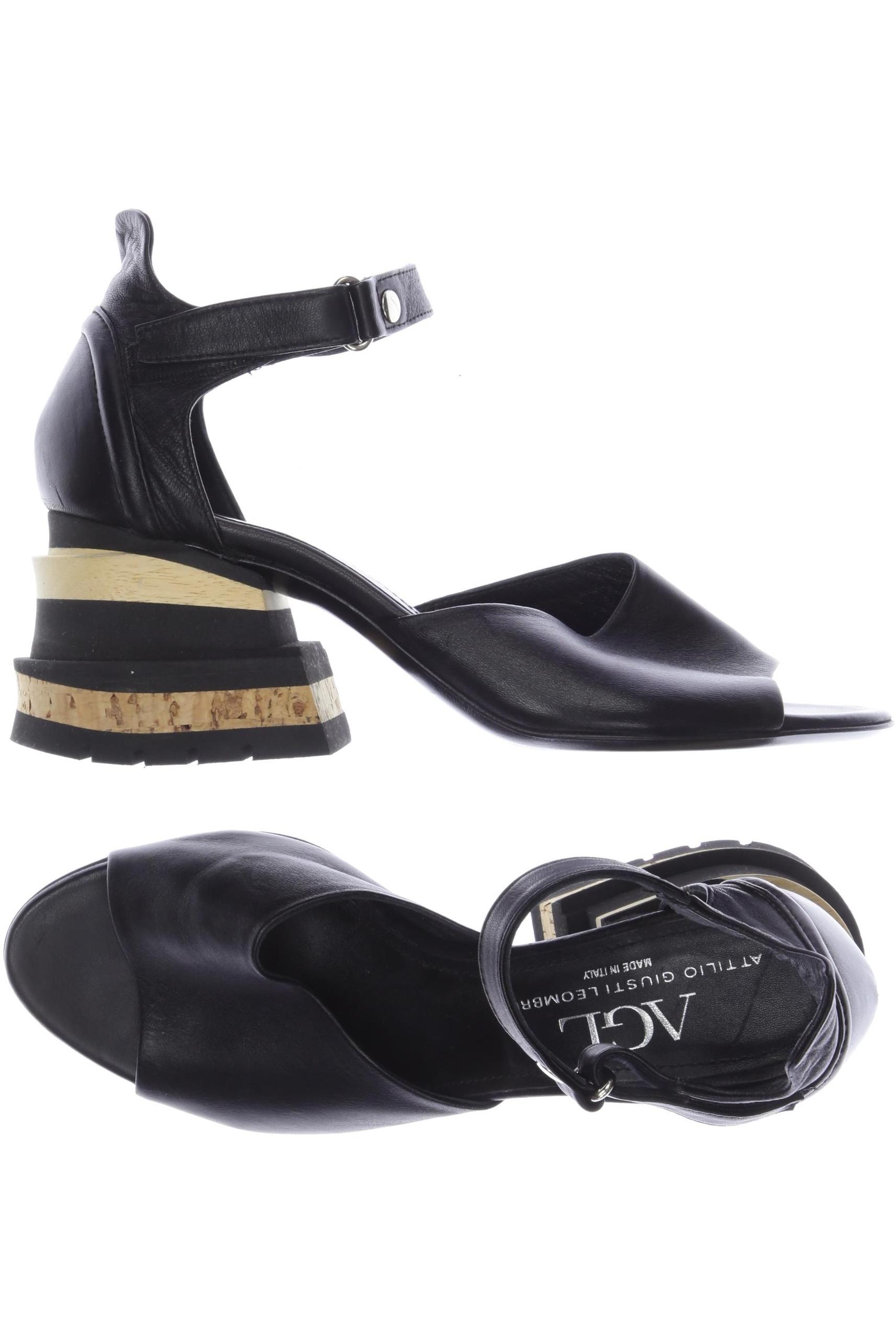 

AGL Attilio Giusti Leombruni Damen Sandale, schwarz, Gr. 38