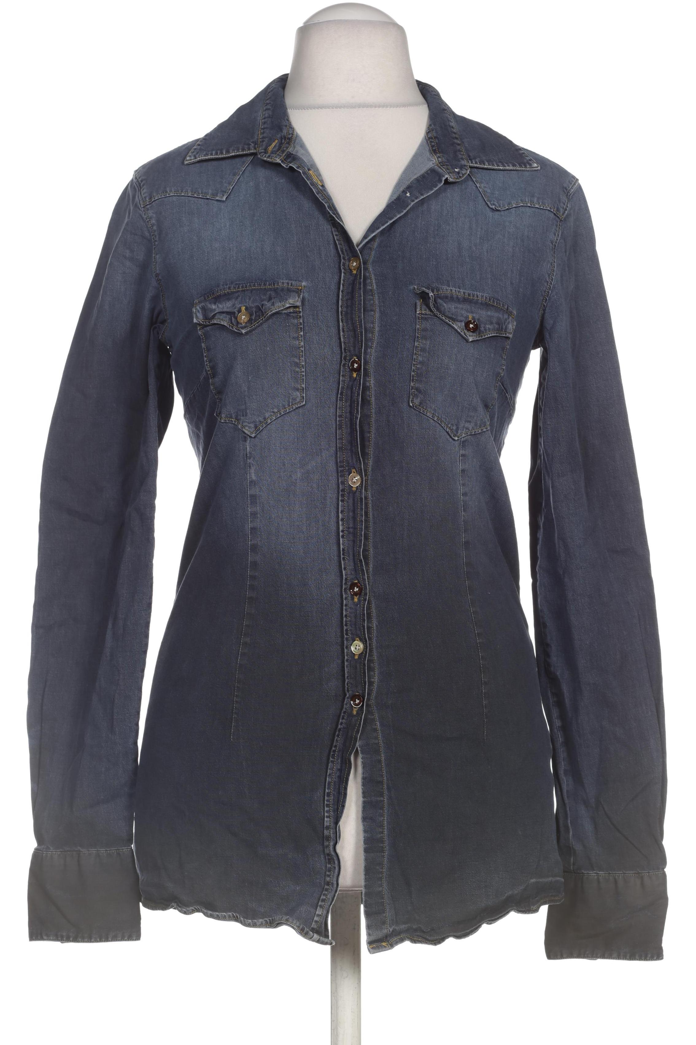 

Aglini Damen Bluse, blau, Gr. 44