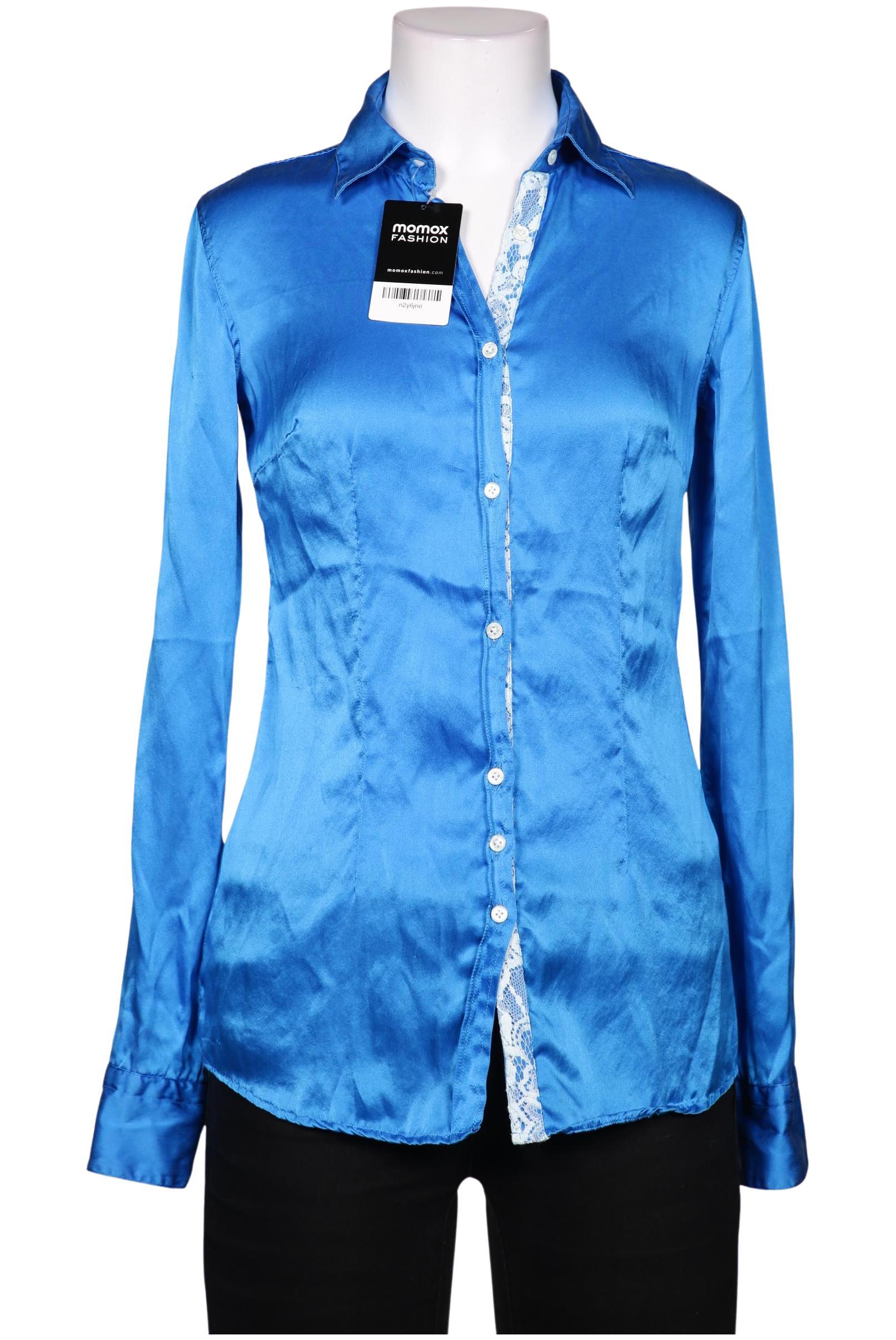 

Aglini Damen Bluse, blau, Gr. 36