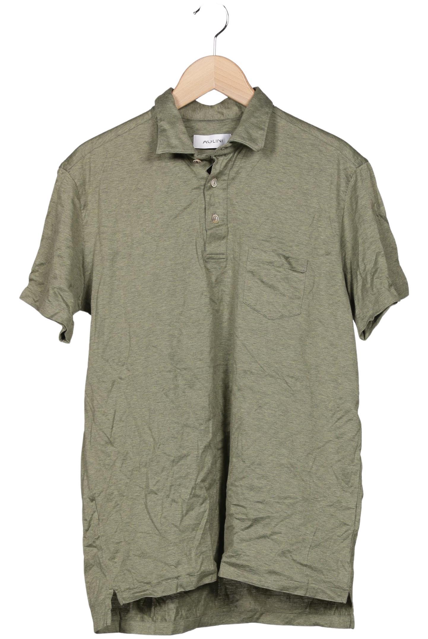 

Aglini Herren Poloshirt, grün, Gr. 52