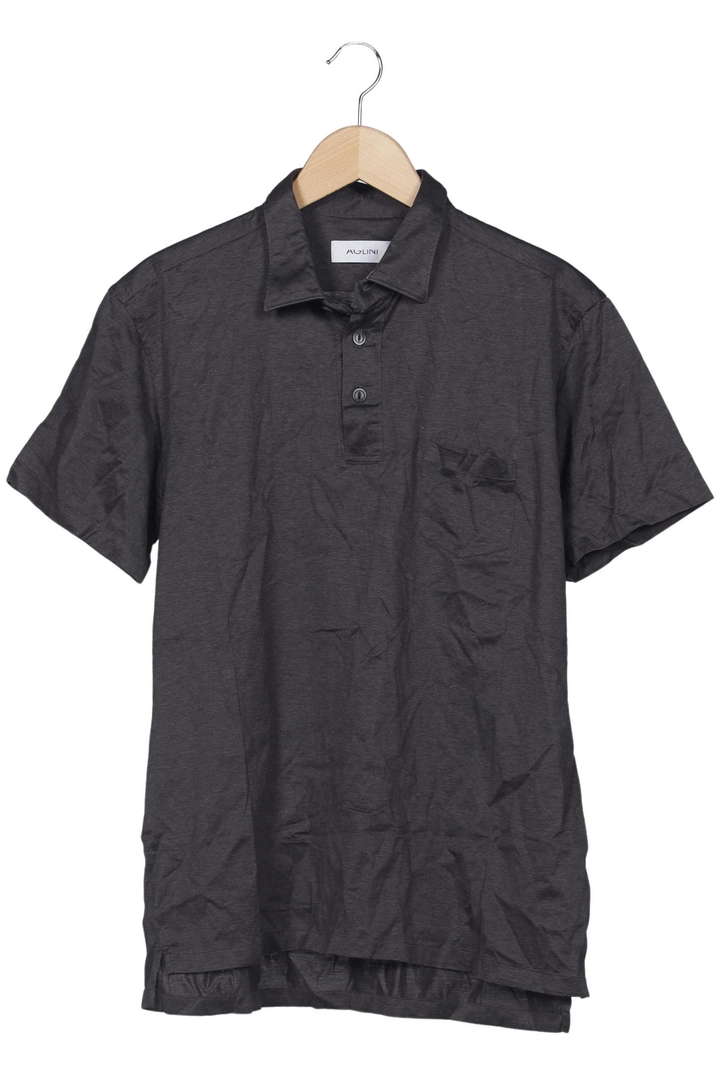 

Aglini Herren Poloshirt, grau, Gr. 52