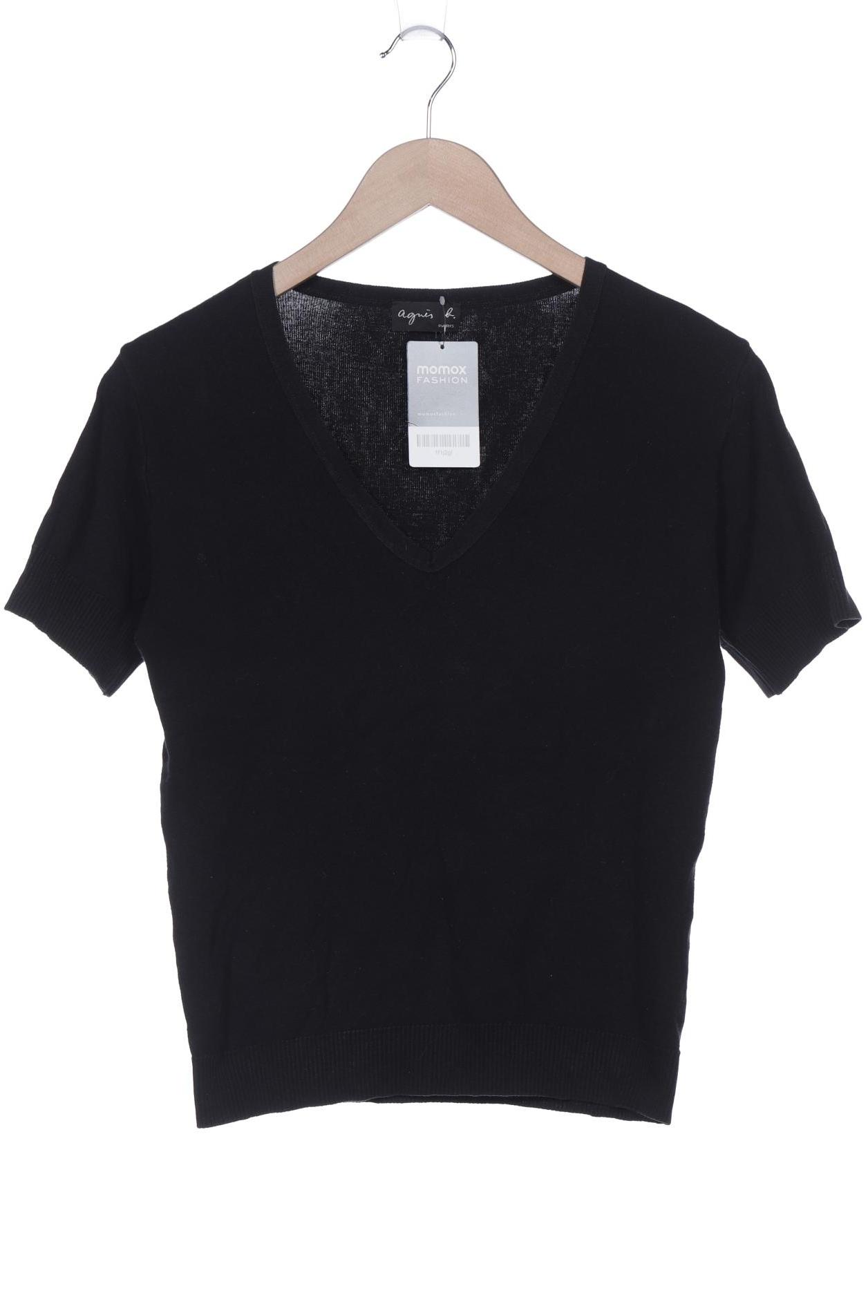 

agnes b Damen T-Shirt, schwarz, Gr. 38
