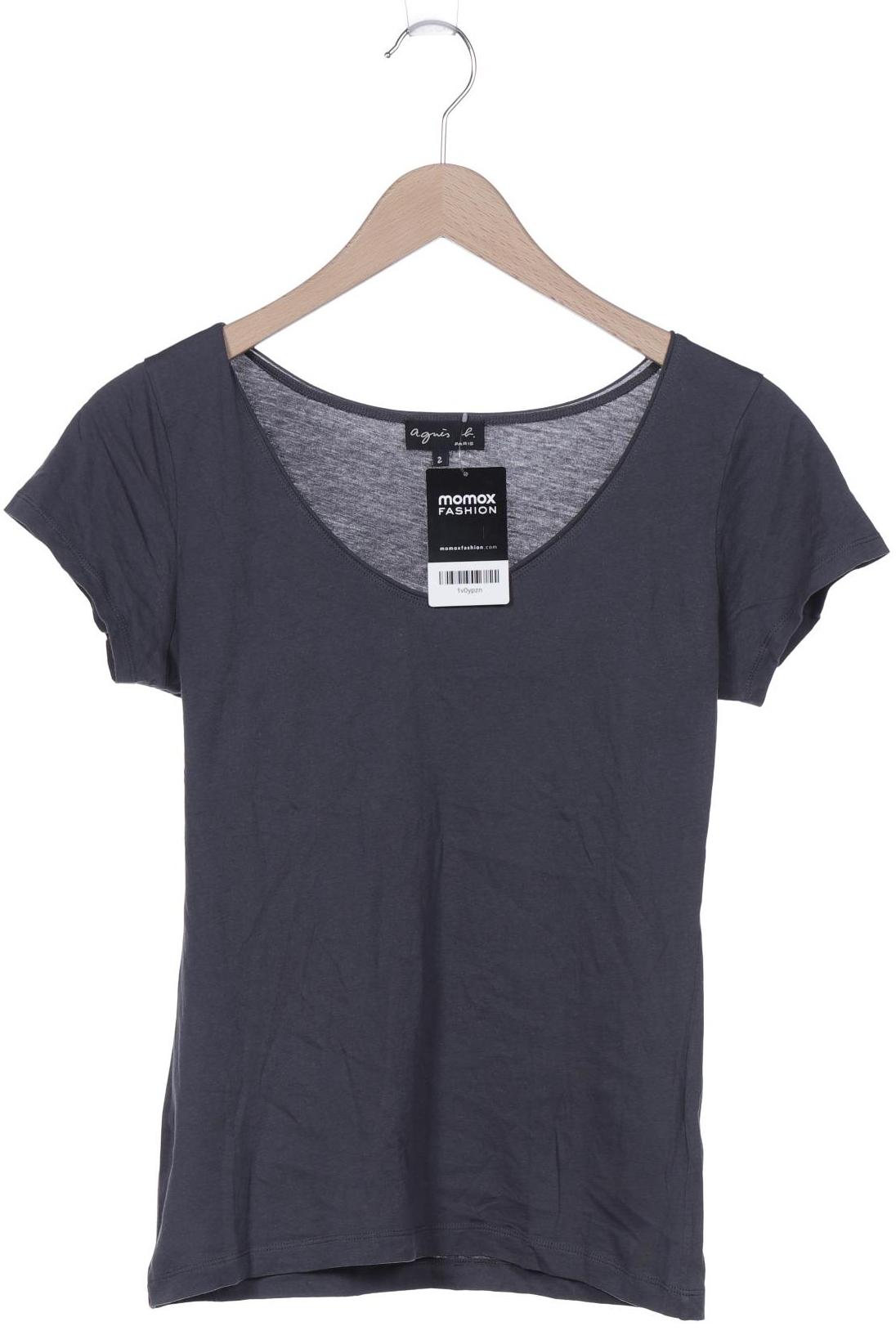 

agnes b Damen T-Shirt, grau, Gr. 38