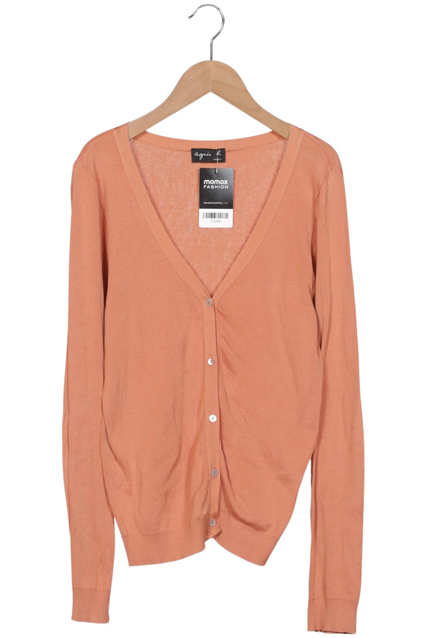 

agnes b Damen Strickjacke, orange, Gr. 36