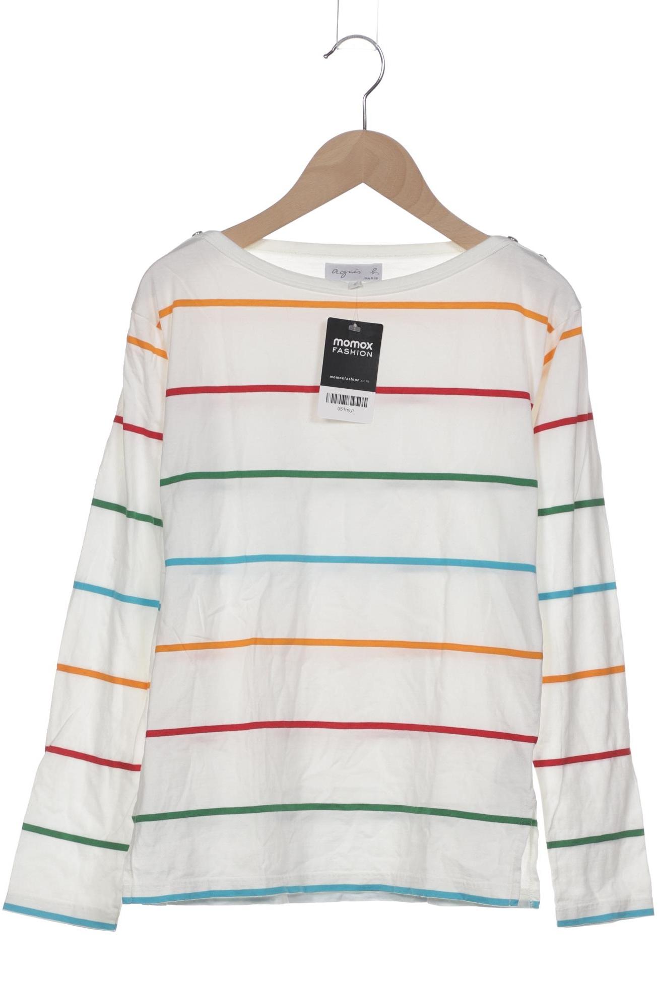 

agnes b Damen Langarmshirt, weiß, Gr. 38