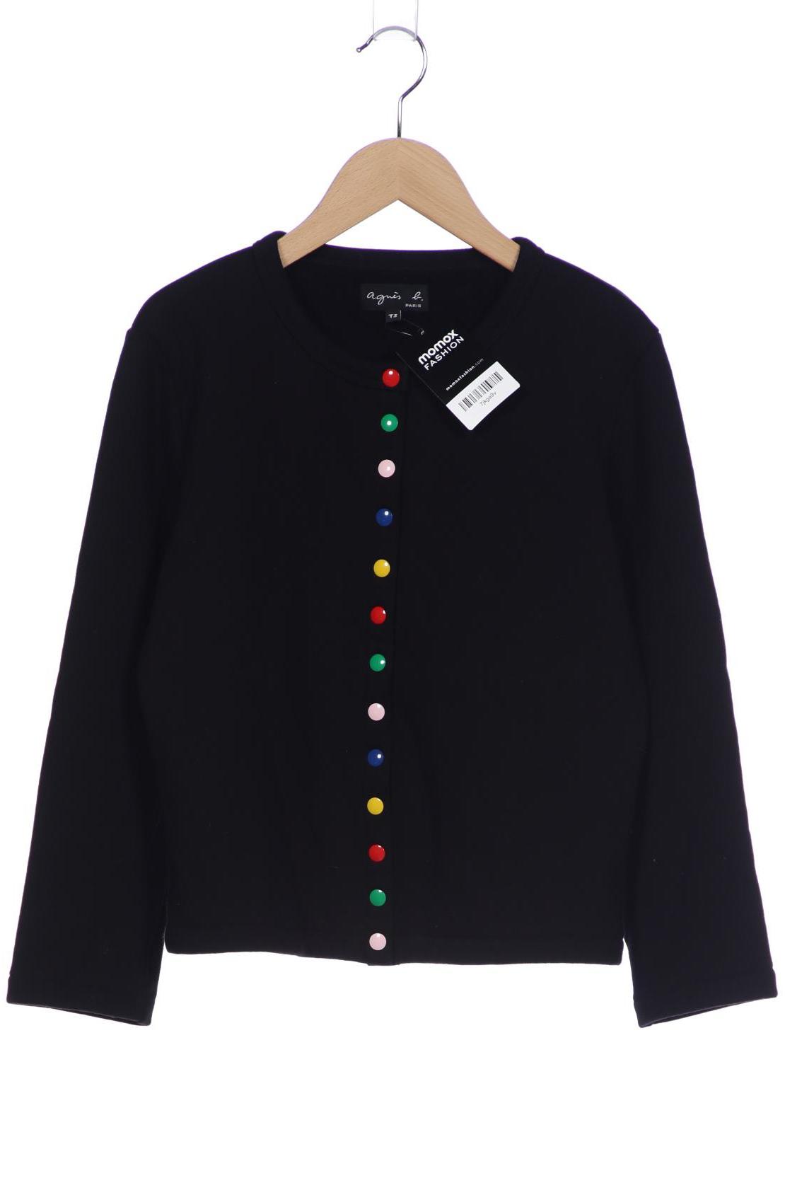 

agnes b Damen Sweatshirt, schwarz, Gr. 42