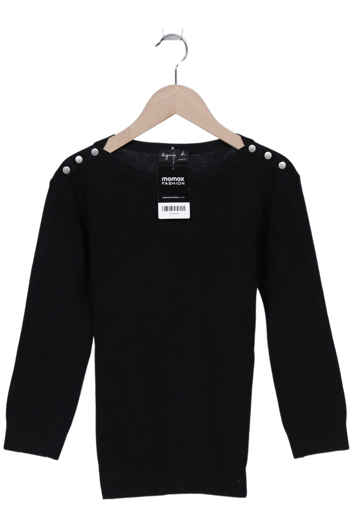 

agnes b Damen Pullover, schwarz, Gr. 32