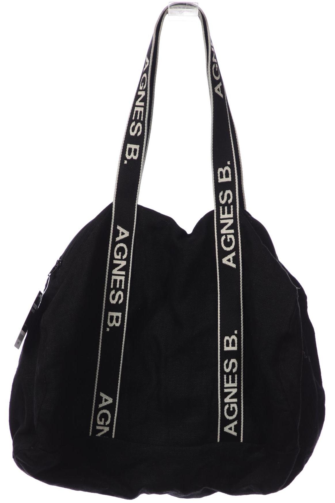 

agnes b Damen Handtasche, schwarz, Gr.