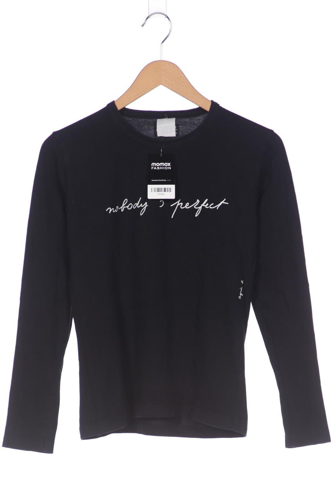 

agnes b Damen Langarmshirt, schwarz, Gr. 38