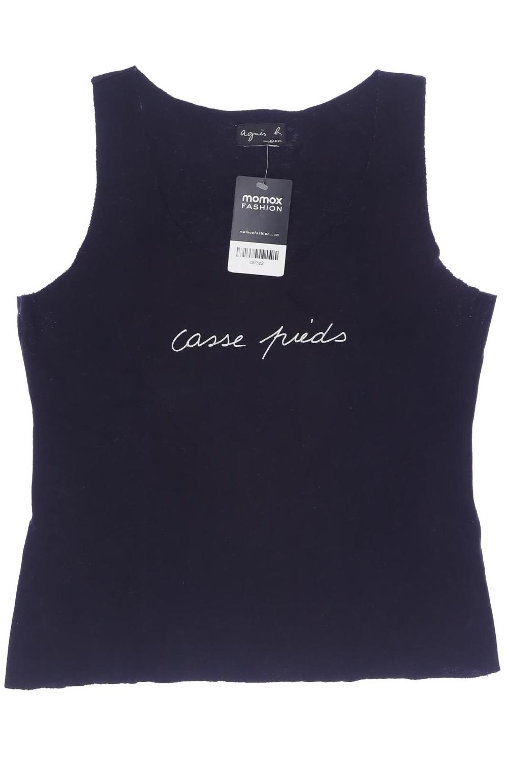 

agnes b Damen Top, schwarz, Gr. 36