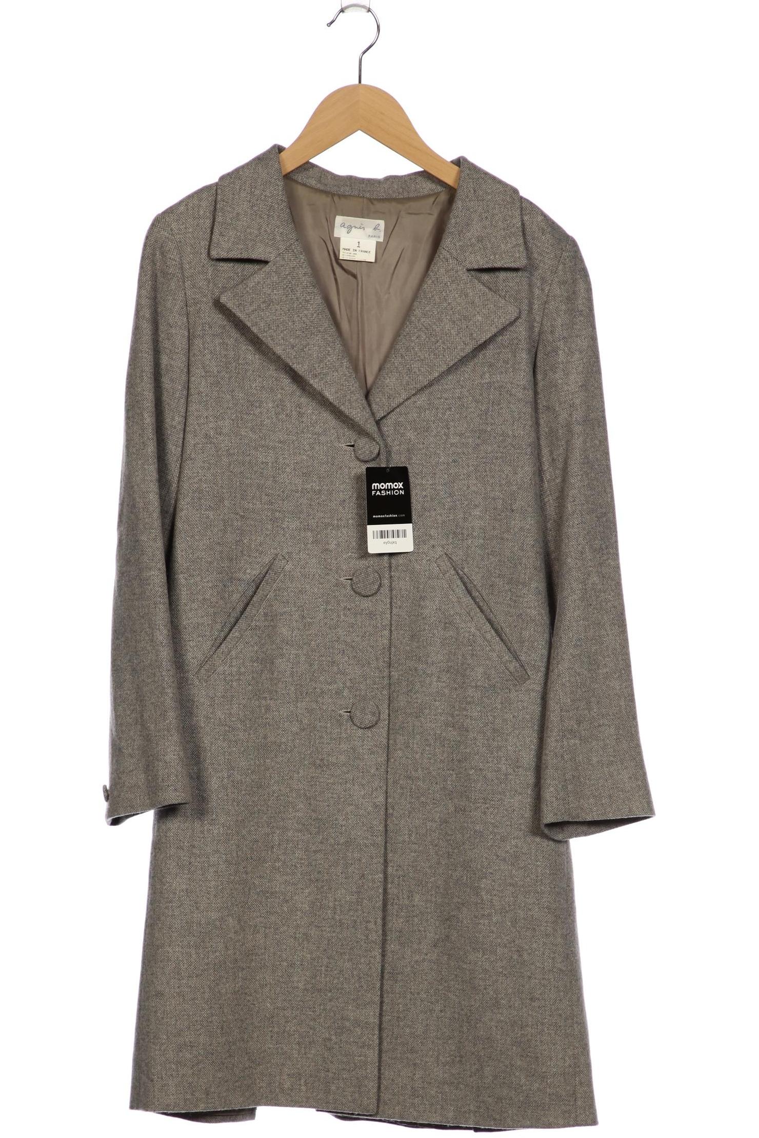 

agnes b Damen Mantel, grau, Gr. 36