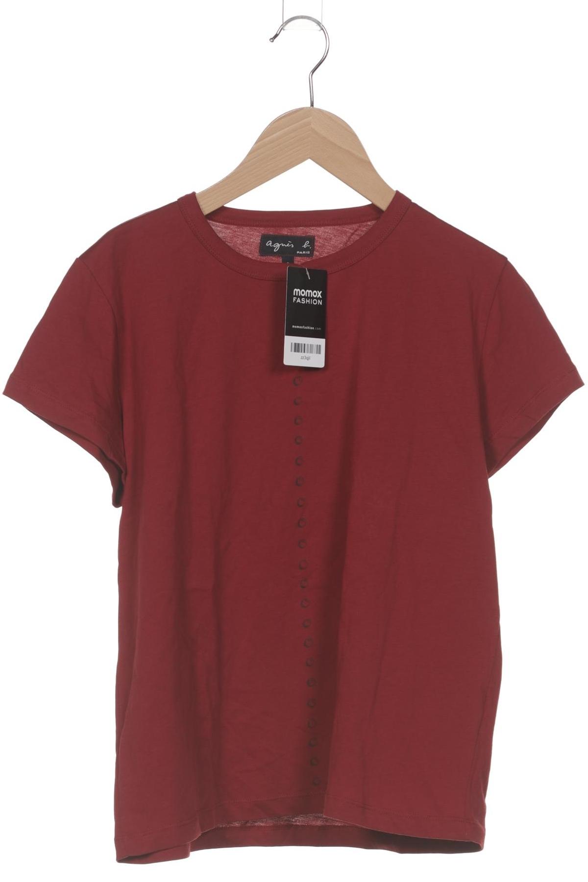 

agnes b Damen T-Shirt, bordeaux, Gr. 40