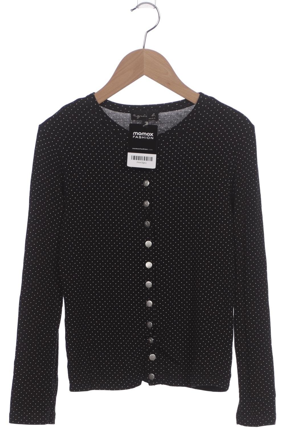 

agnes b Damen Strickjacke, schwarz, Gr. 36